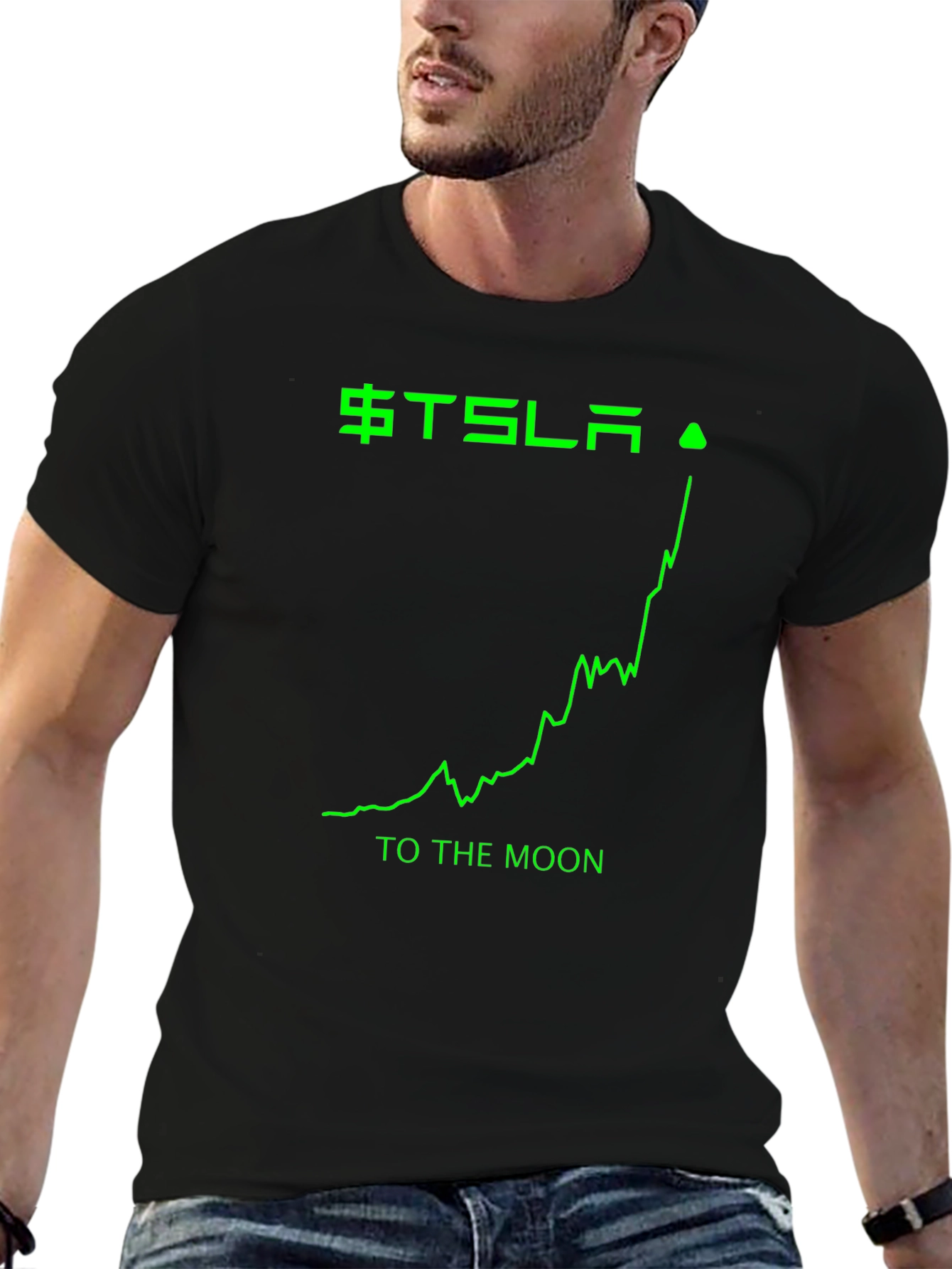Tesla Stock Crypto Meme T-Shirt To the Moon