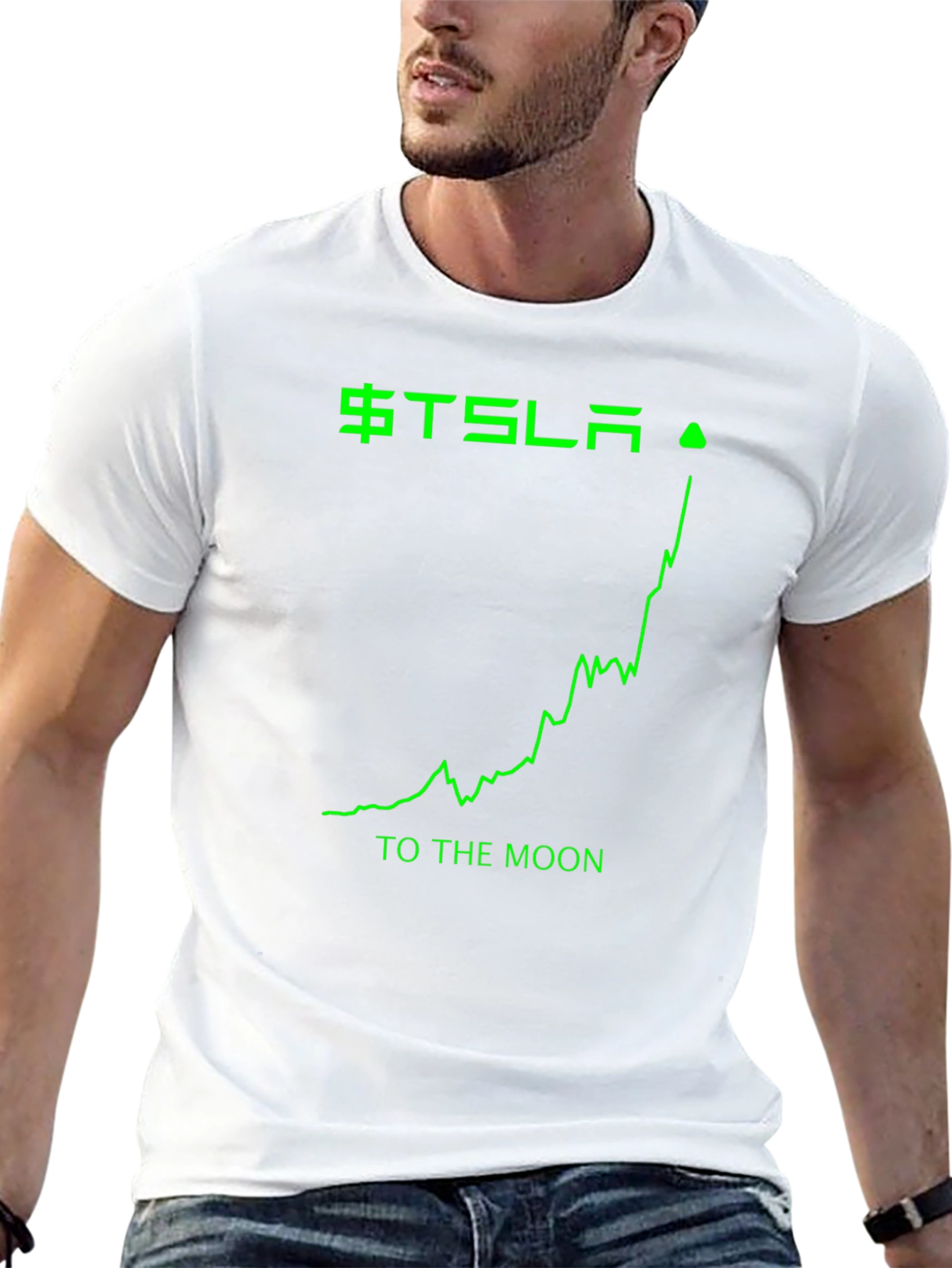Tesla Stock Crypto Meme T-Shirt To the Moon