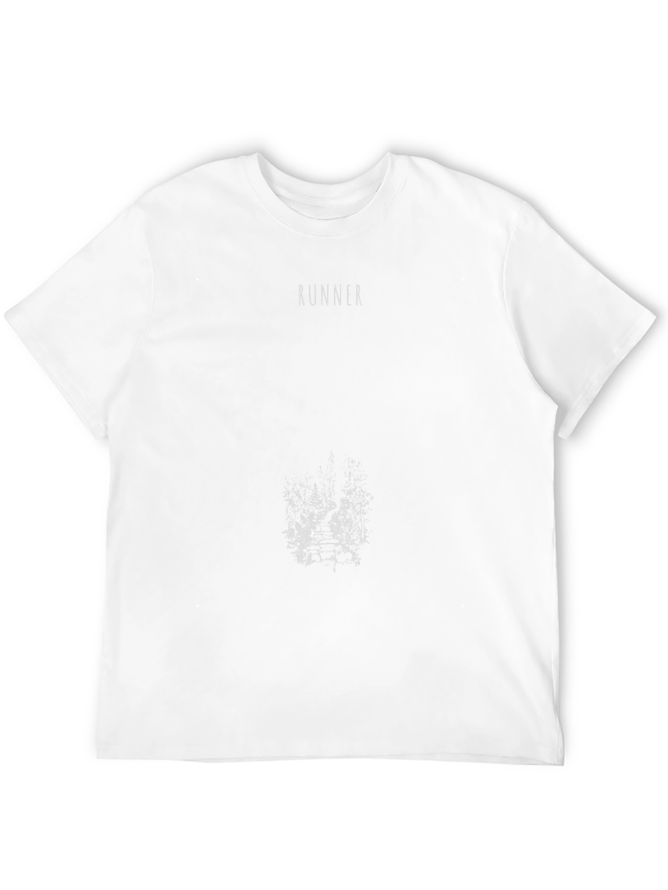 Runner Black Graphic Tee