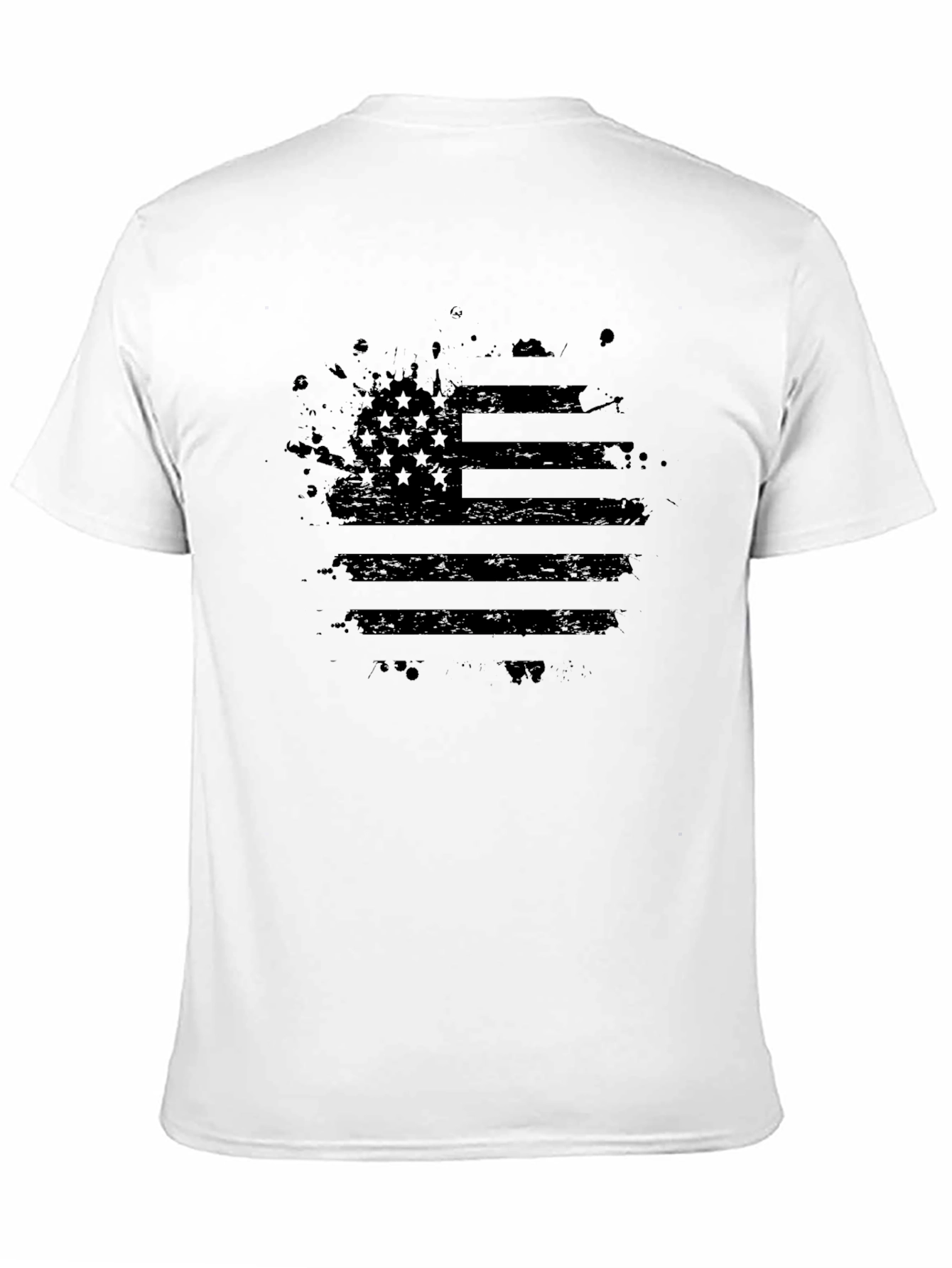 Distressed American Flag Graphic T-Shirt