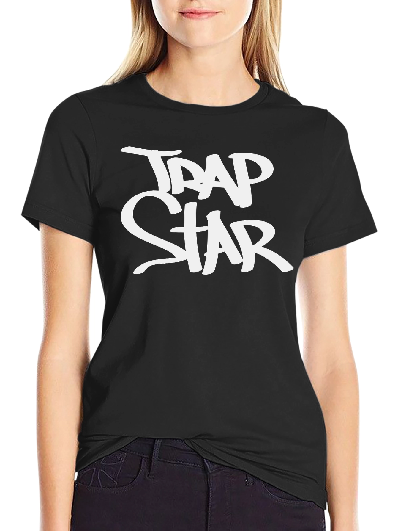 Trapstar Graphic Tee - Black Cotton T-Shirt