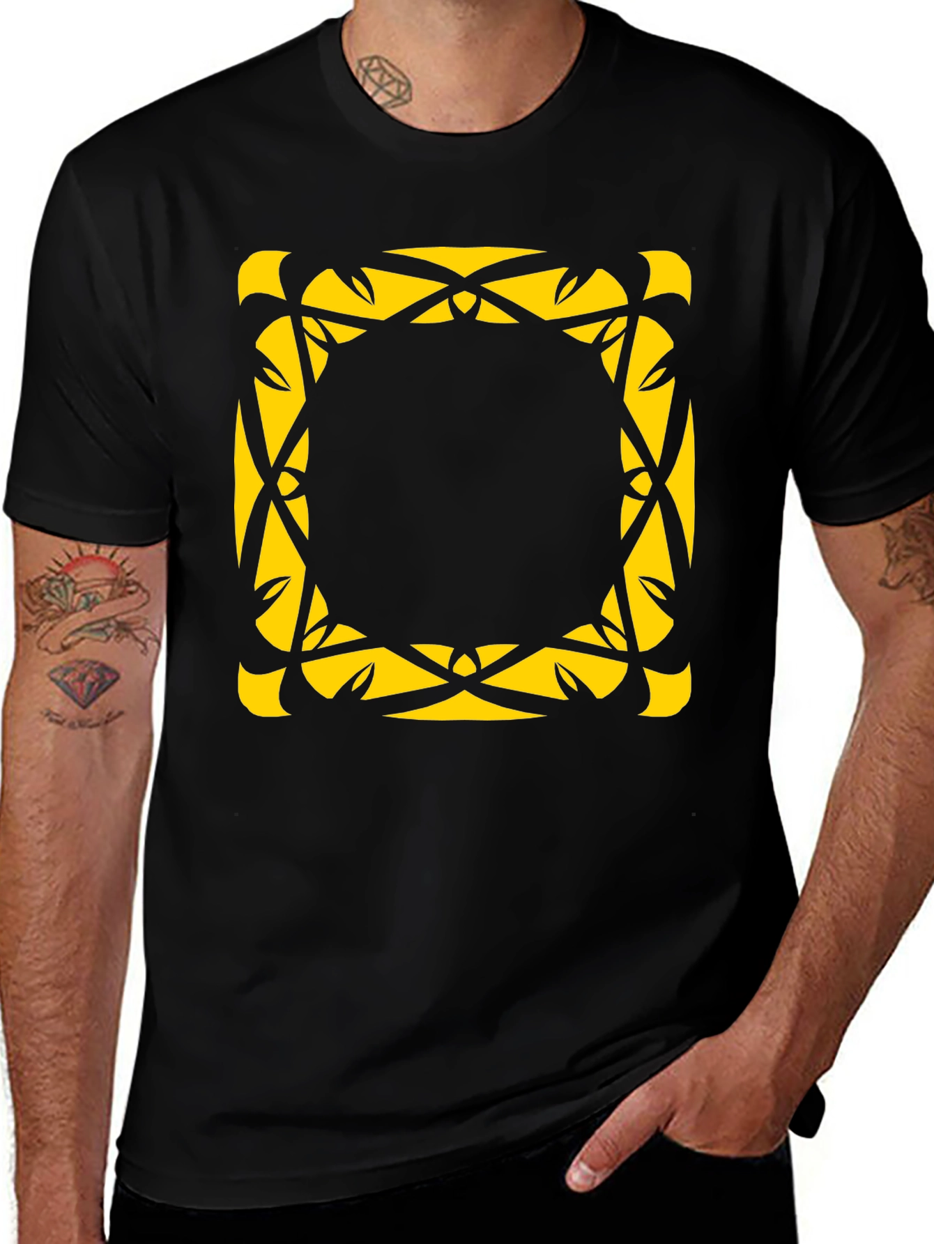Abstract Geometric Graphic Tee