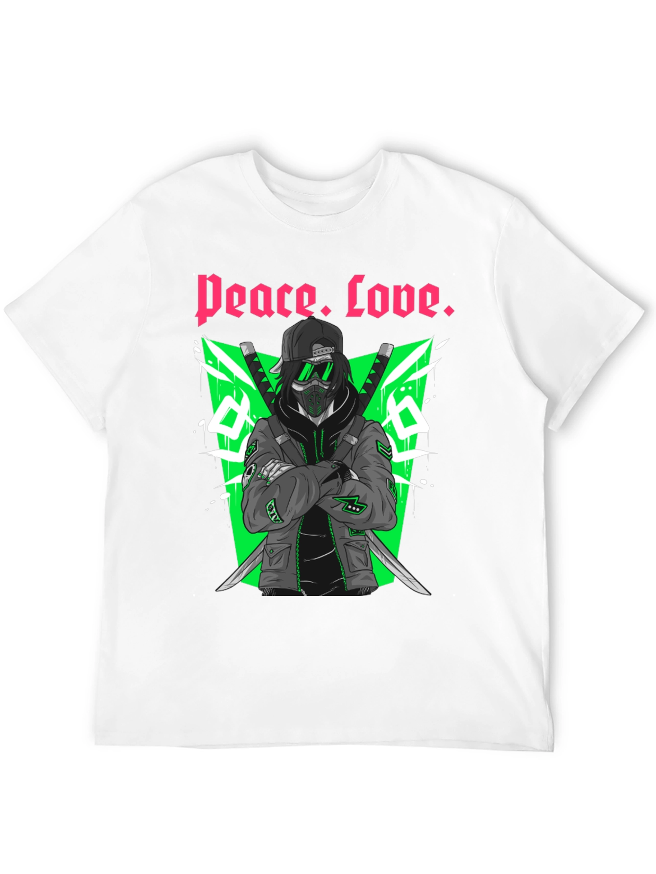 Peace. Love. Graphic Tee - Streetwear Style