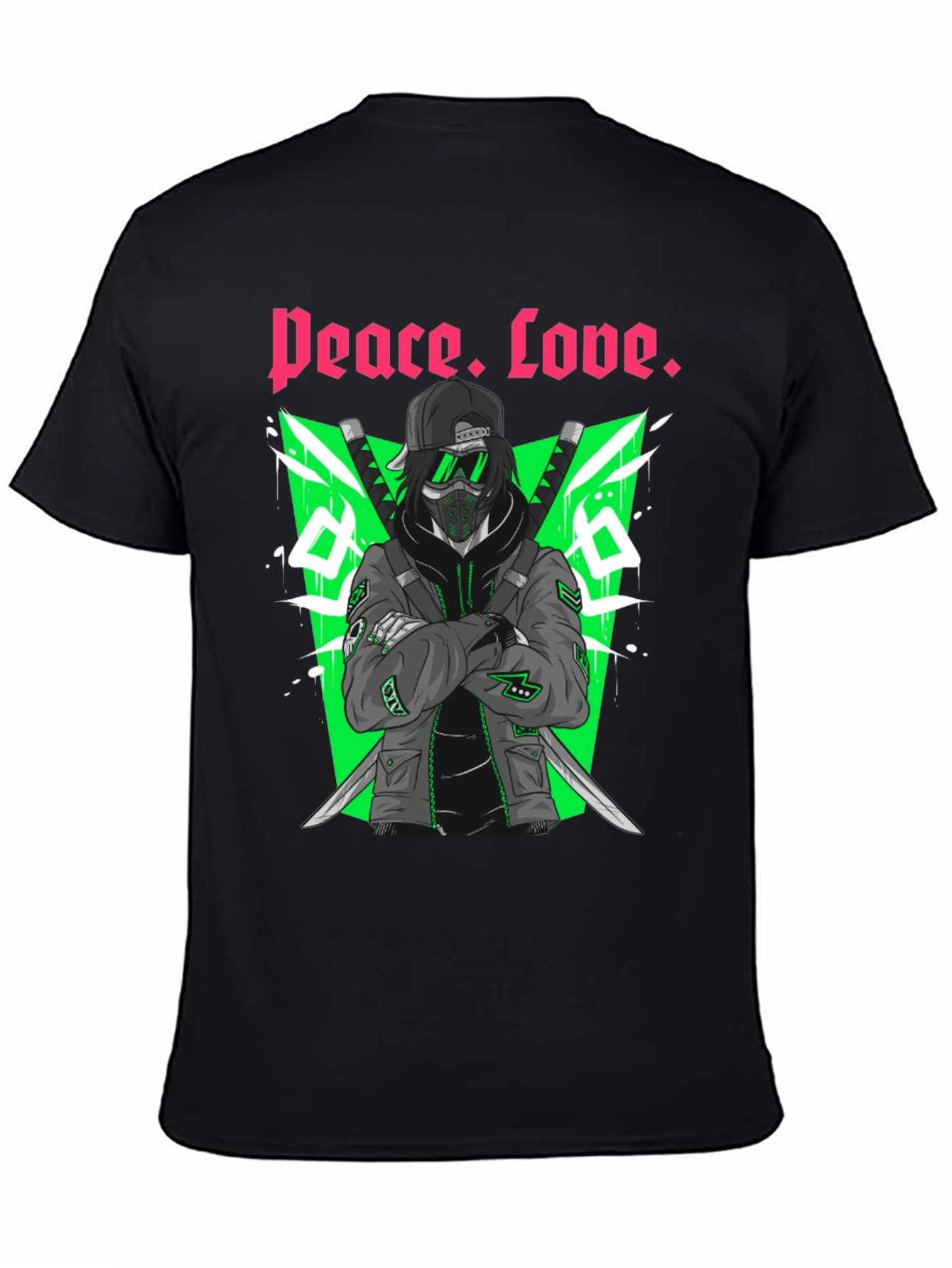Peace. Love. Graphic Tee - Streetwear Style