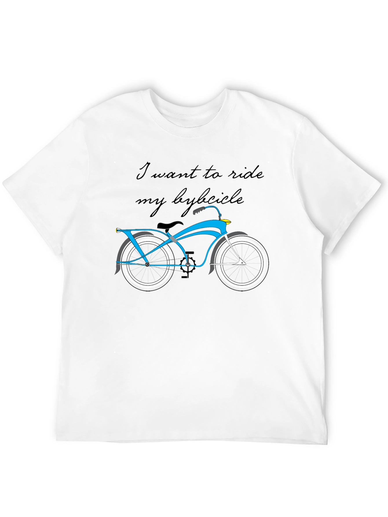 Ride Bicycle Graphic Black T-Shirt