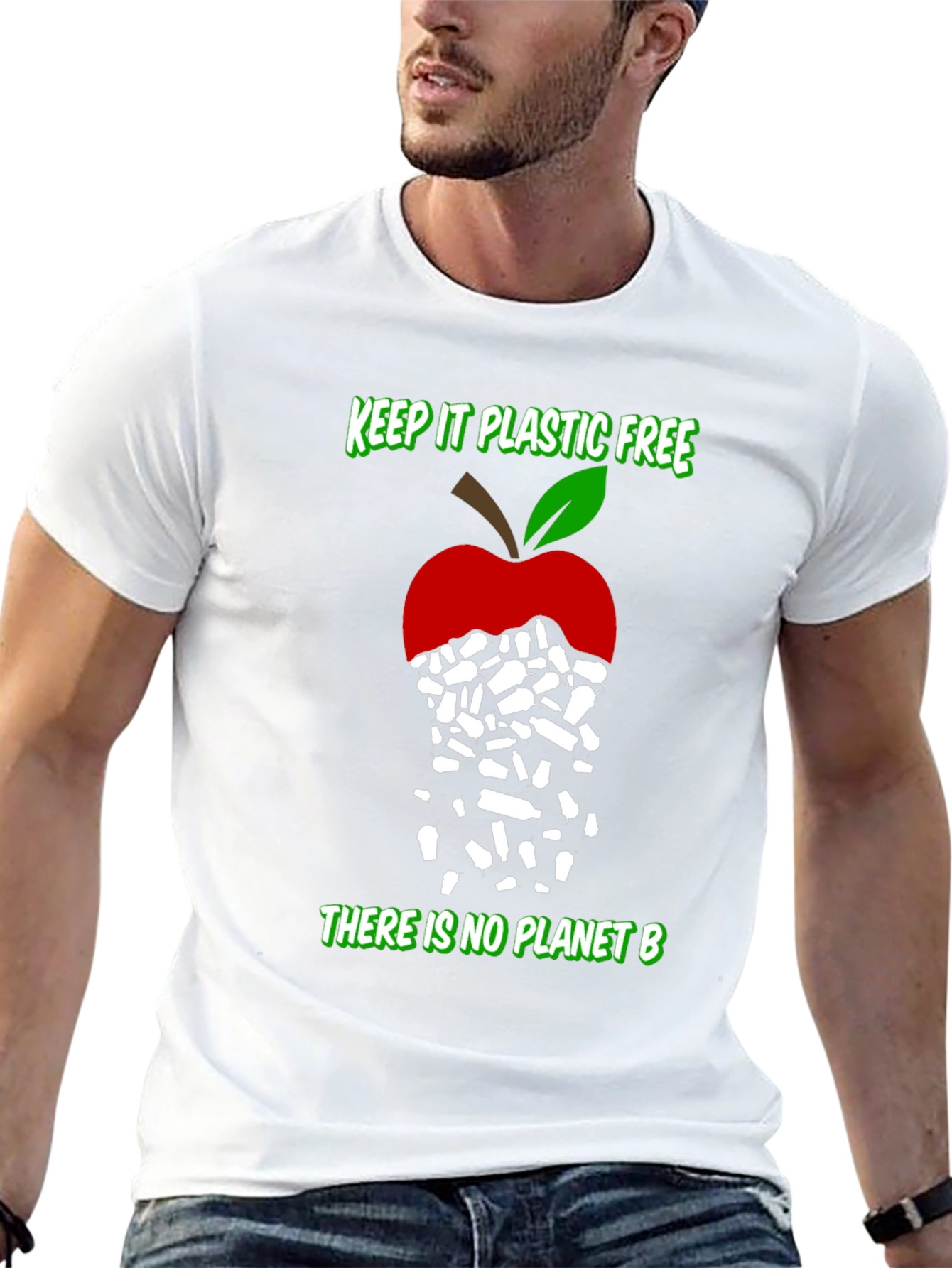 Eco-Friendly T-Shirt: Keep It Plastic Free