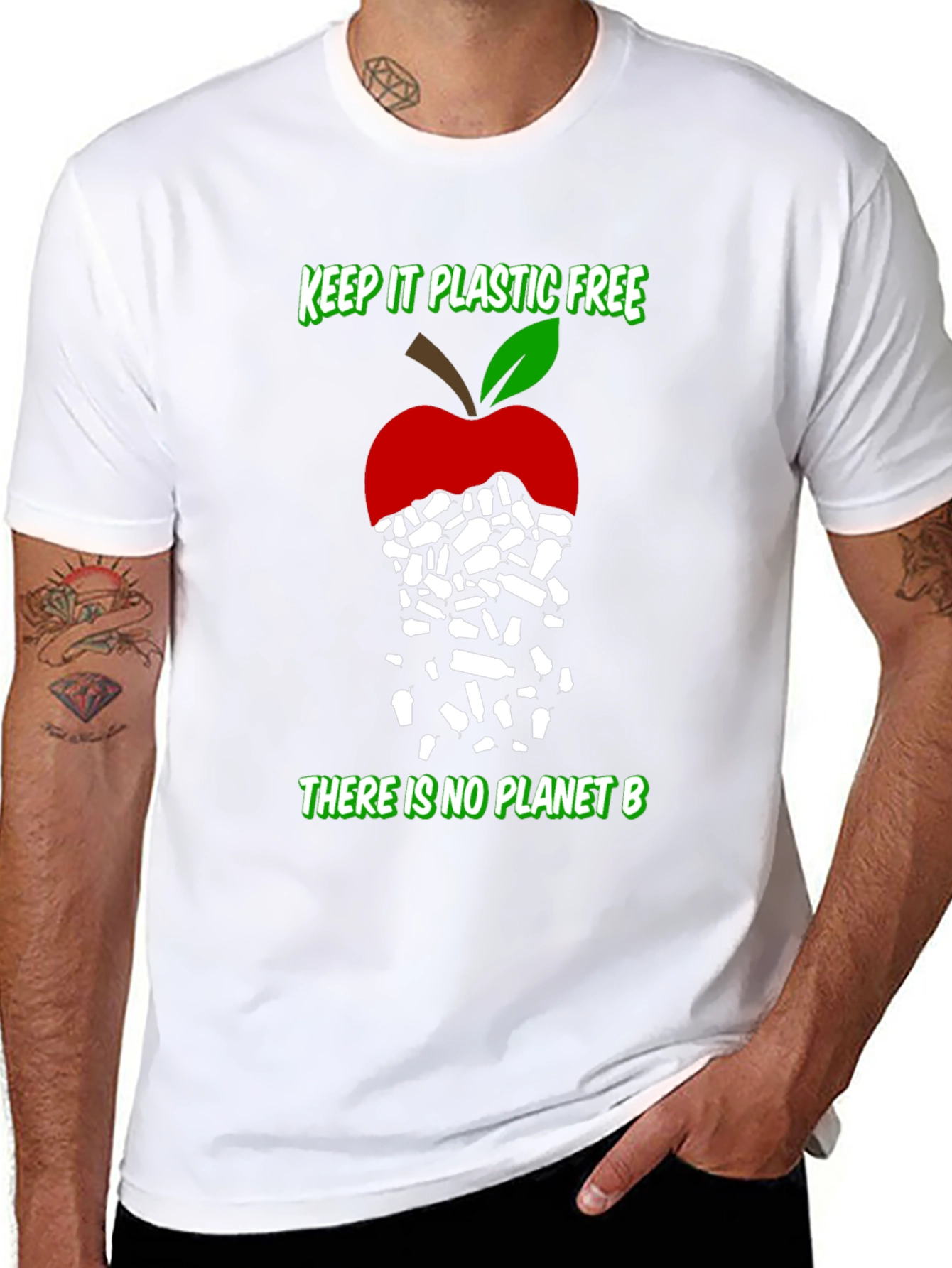Eco-Friendly T-Shirt: Keep It Plastic Free