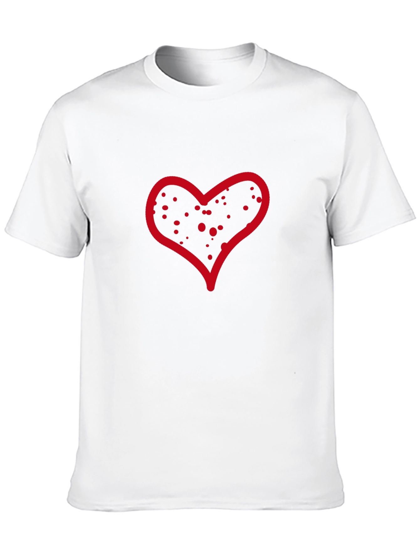 Heart Graphic Black T-Shirt