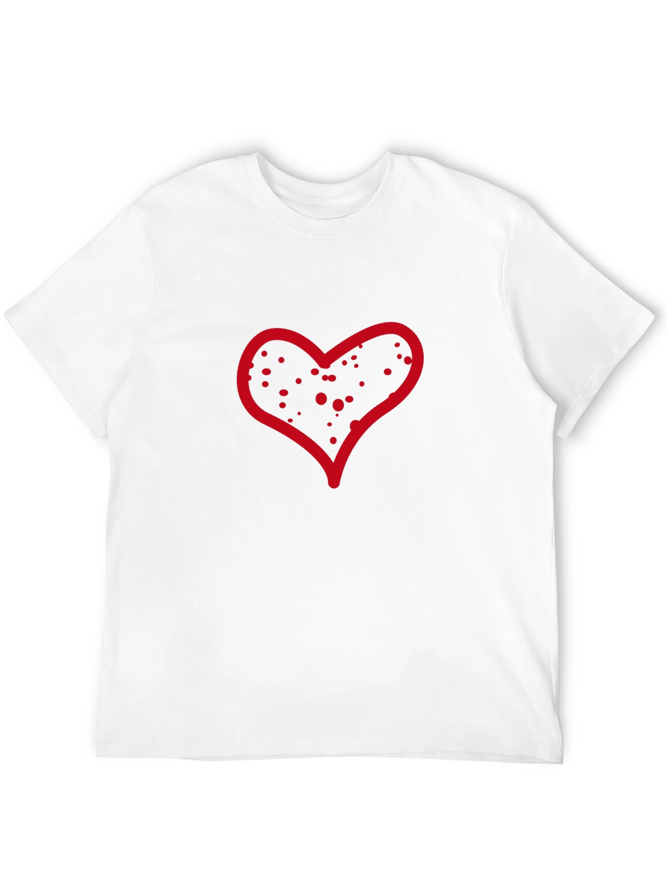 Heart Graphic Black T-Shirt