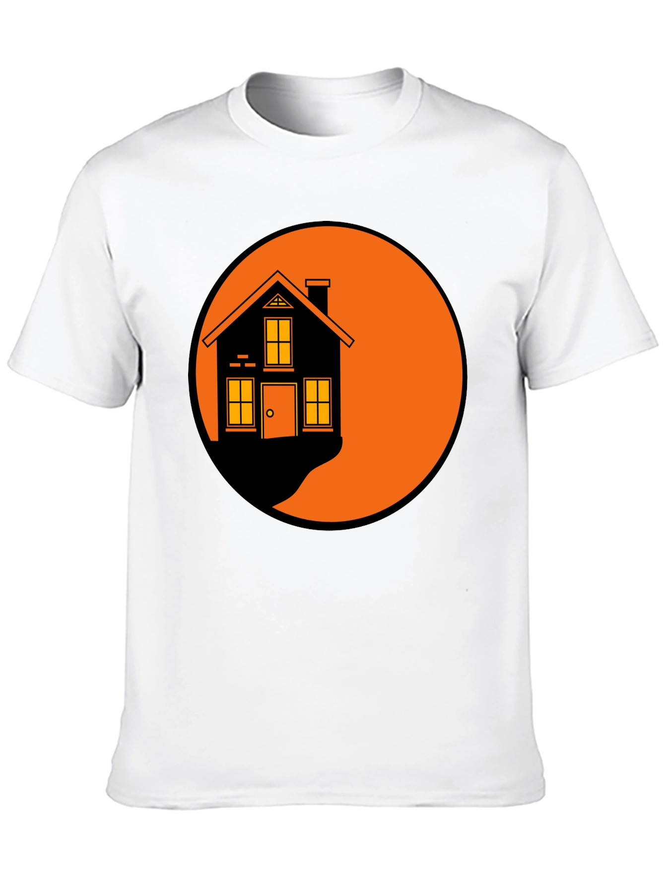 Retro House Graphic T-Shirt - Soft Cotton Tee