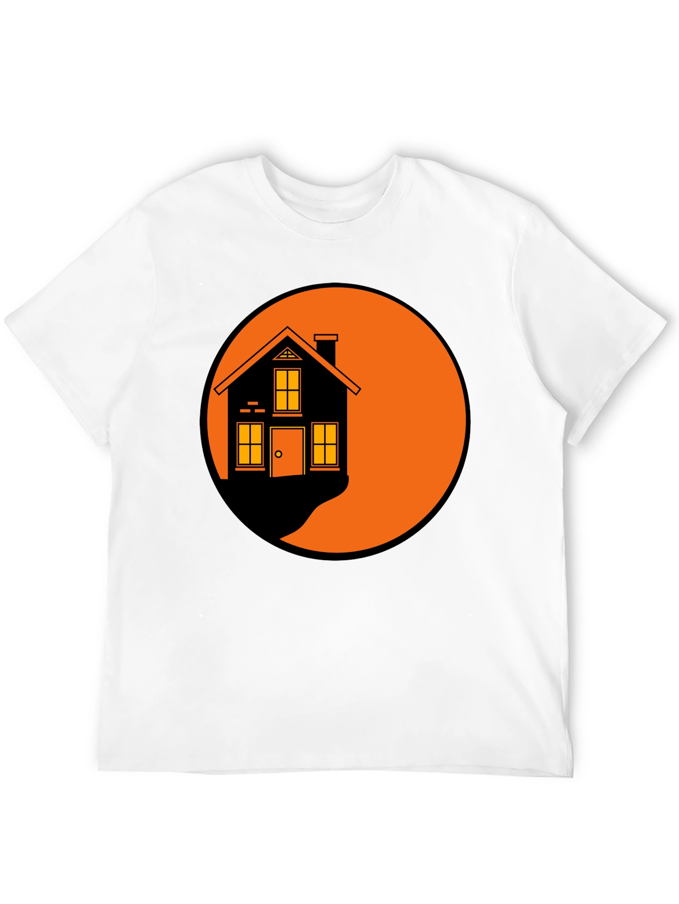 Retro House Graphic T-Shirt - Soft Cotton Tee