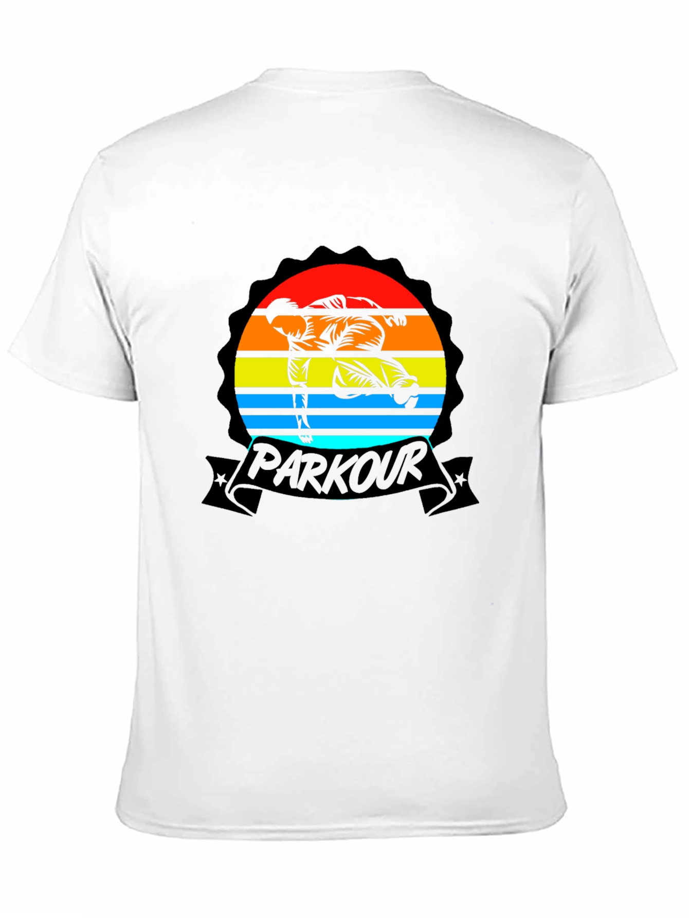 Parkour Sunset Graphic Tee - Urban Style Shirt