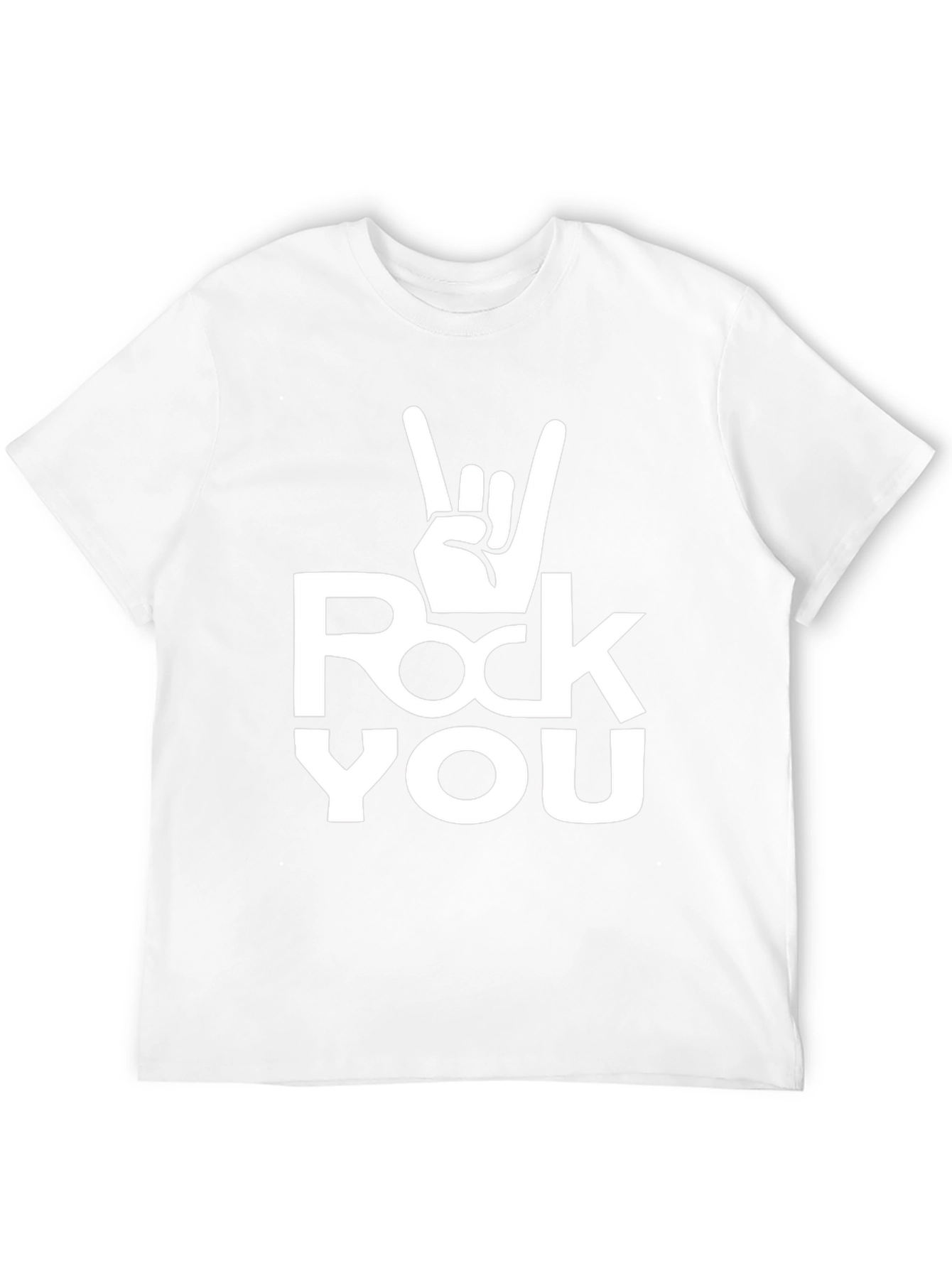 Rock You Black Graphic T-Shirt