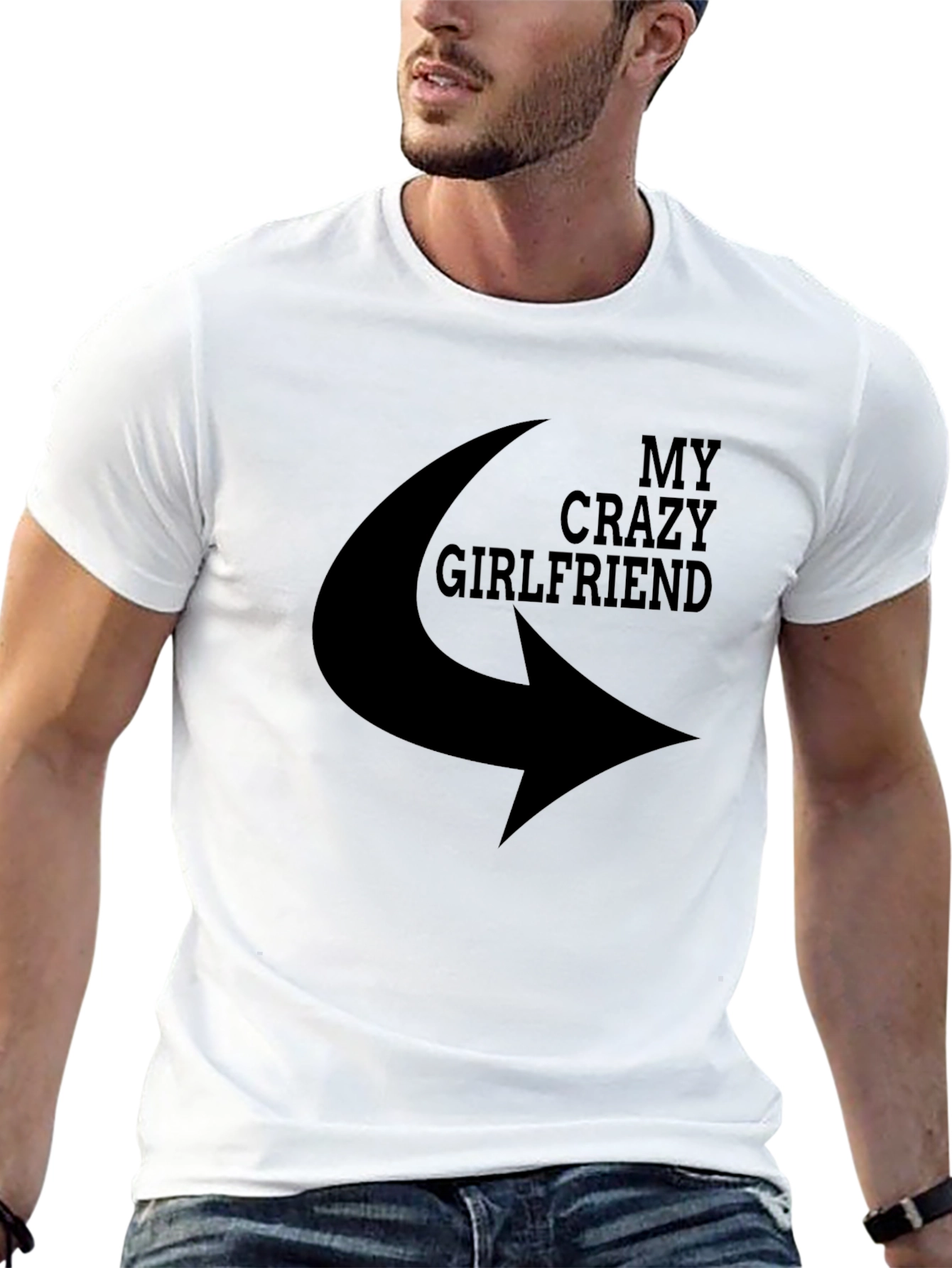 My Crazy Girlfriend T-Shirt - Novelty Graphic Tee