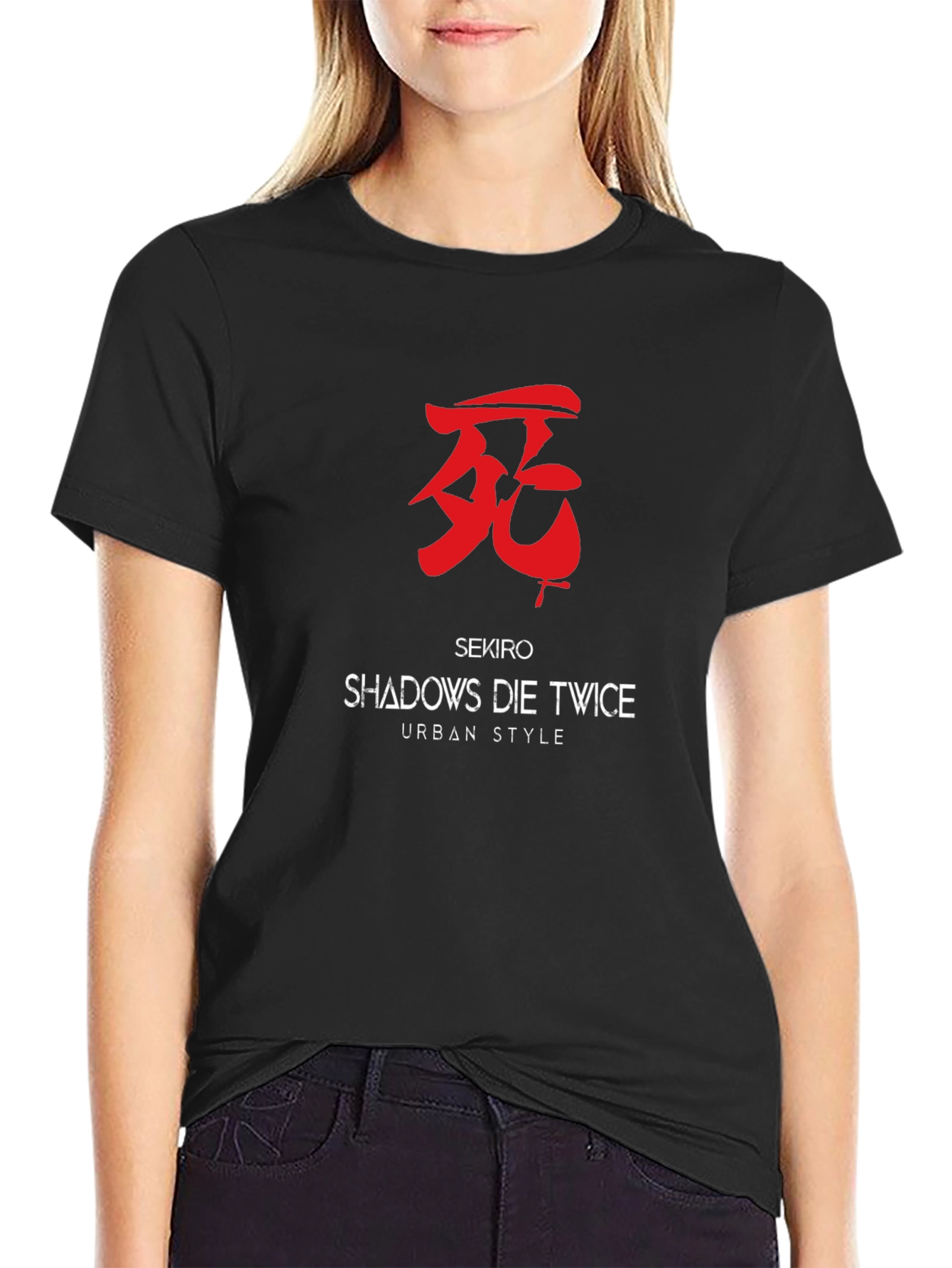 Sekiro Shadows Die Twice Black Graphic Tee