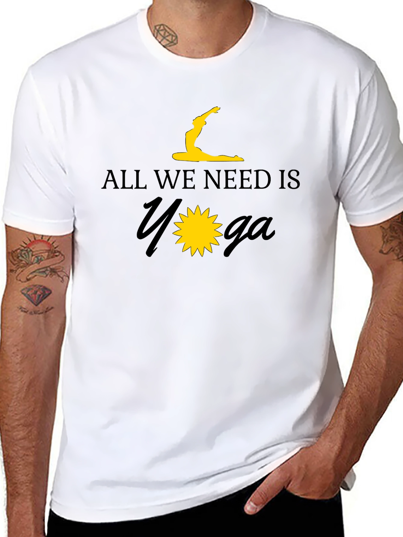 All We Need Is Yoga Graphic Tee