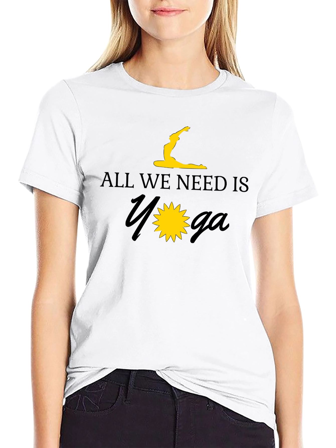 All We Need Is Yoga Graphic Tee