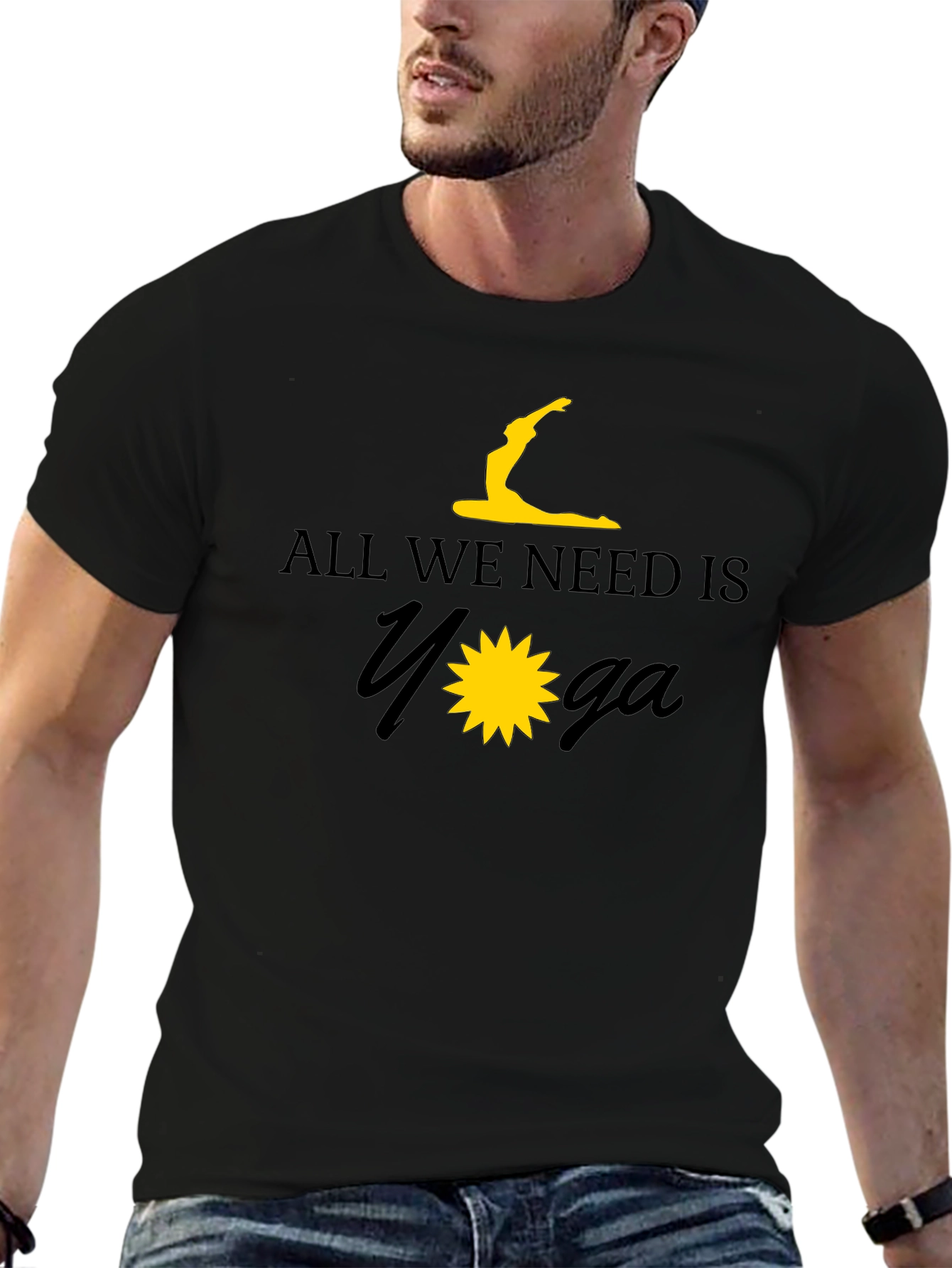 All We Need Is Yoga Graphic Tee