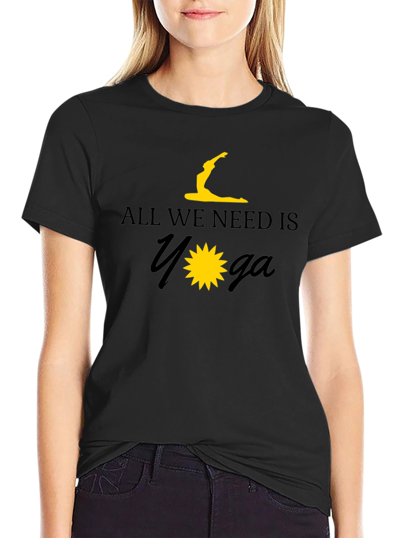 All We Need Is Yoga Graphic Tee