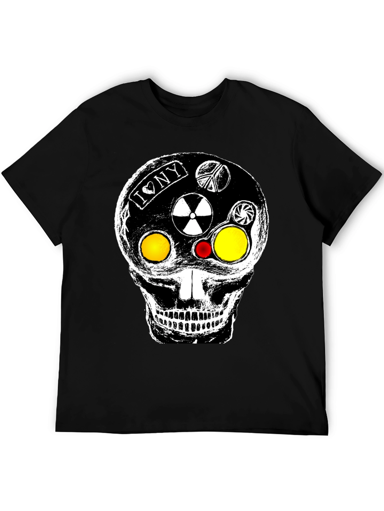 Skull Graphic Print T-Shirt - Unisex