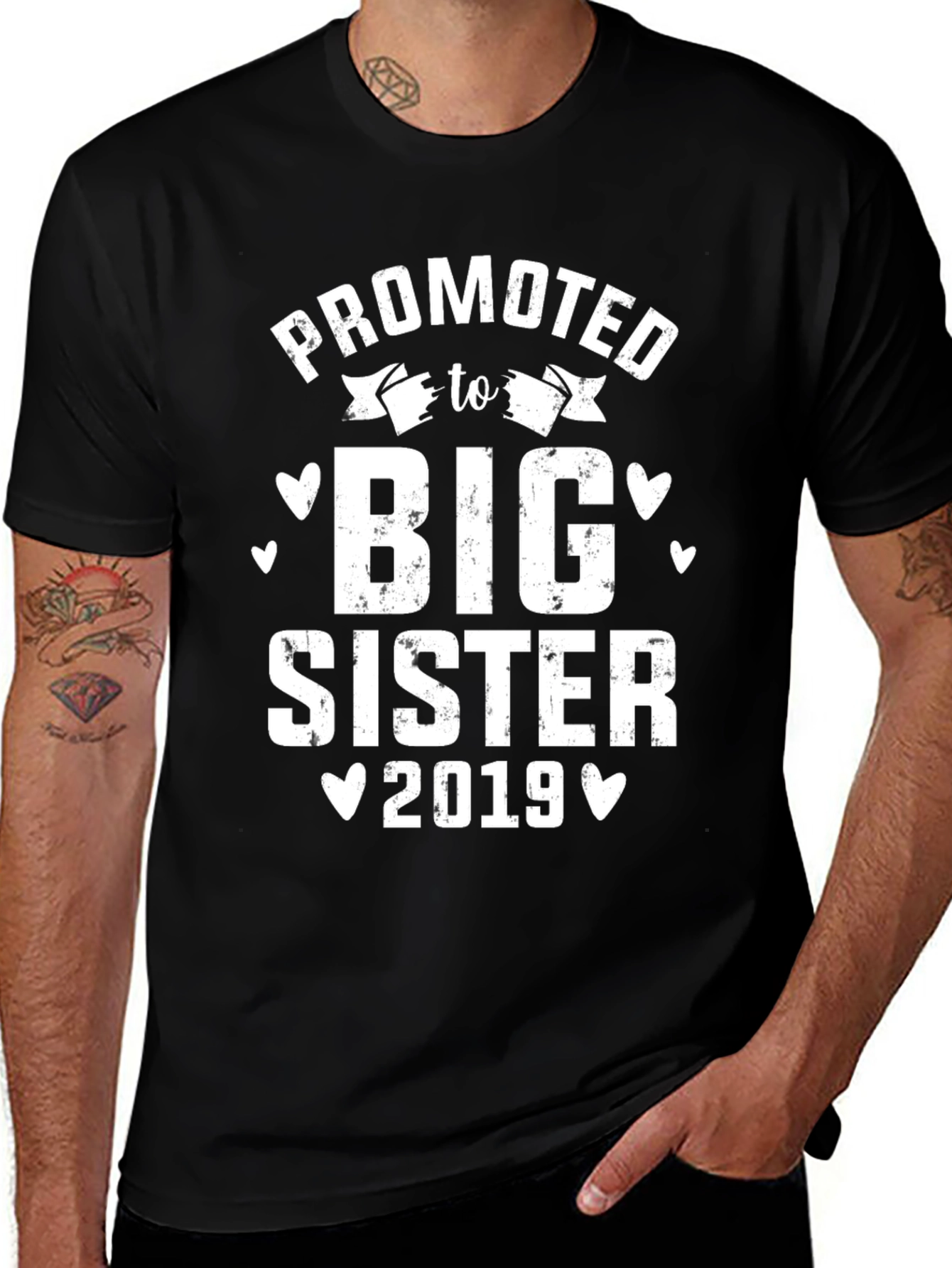 Promoted to Big Sister 2019 T-Shirt