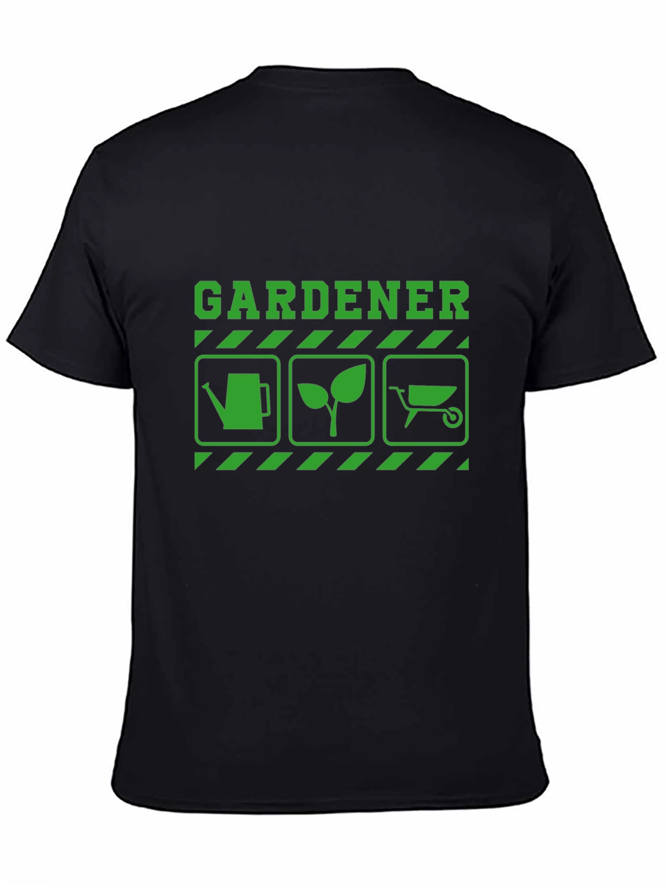 Gardener Graphic T-Shirt - Black Cotton Tee