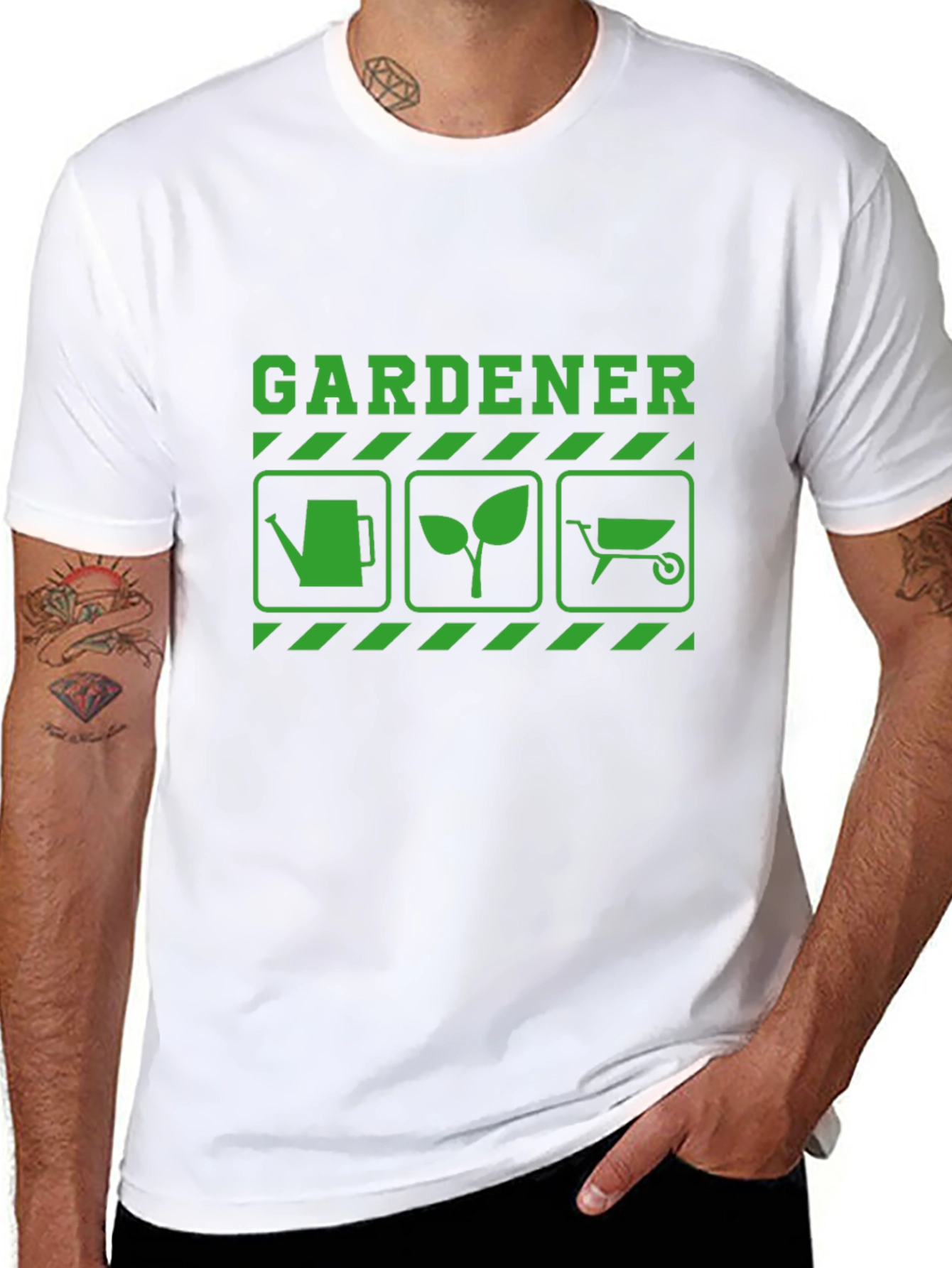 Gardener Graphic T-Shirt - Black Cotton Tee