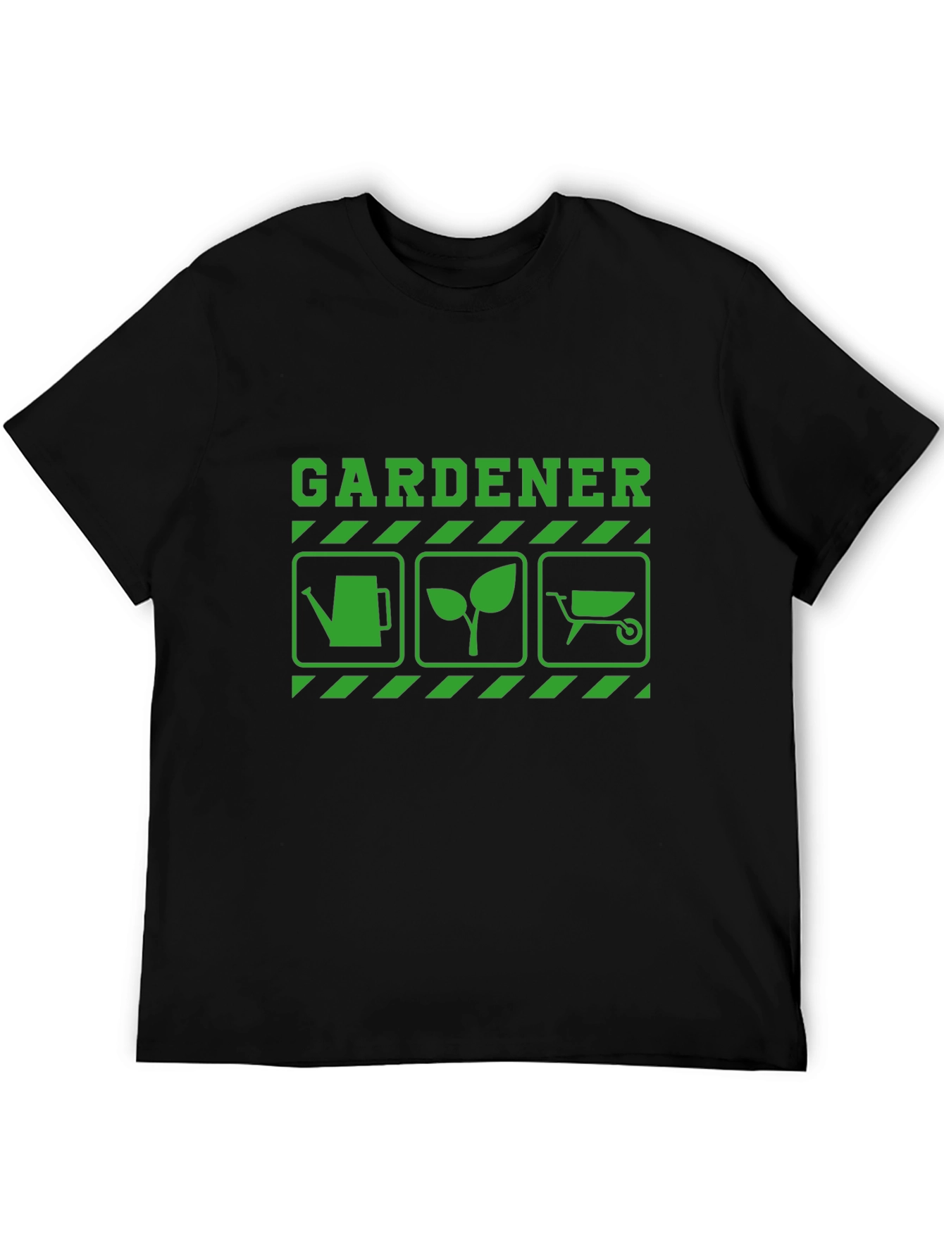 Gardener Graphic T-Shirt - Black Cotton Tee