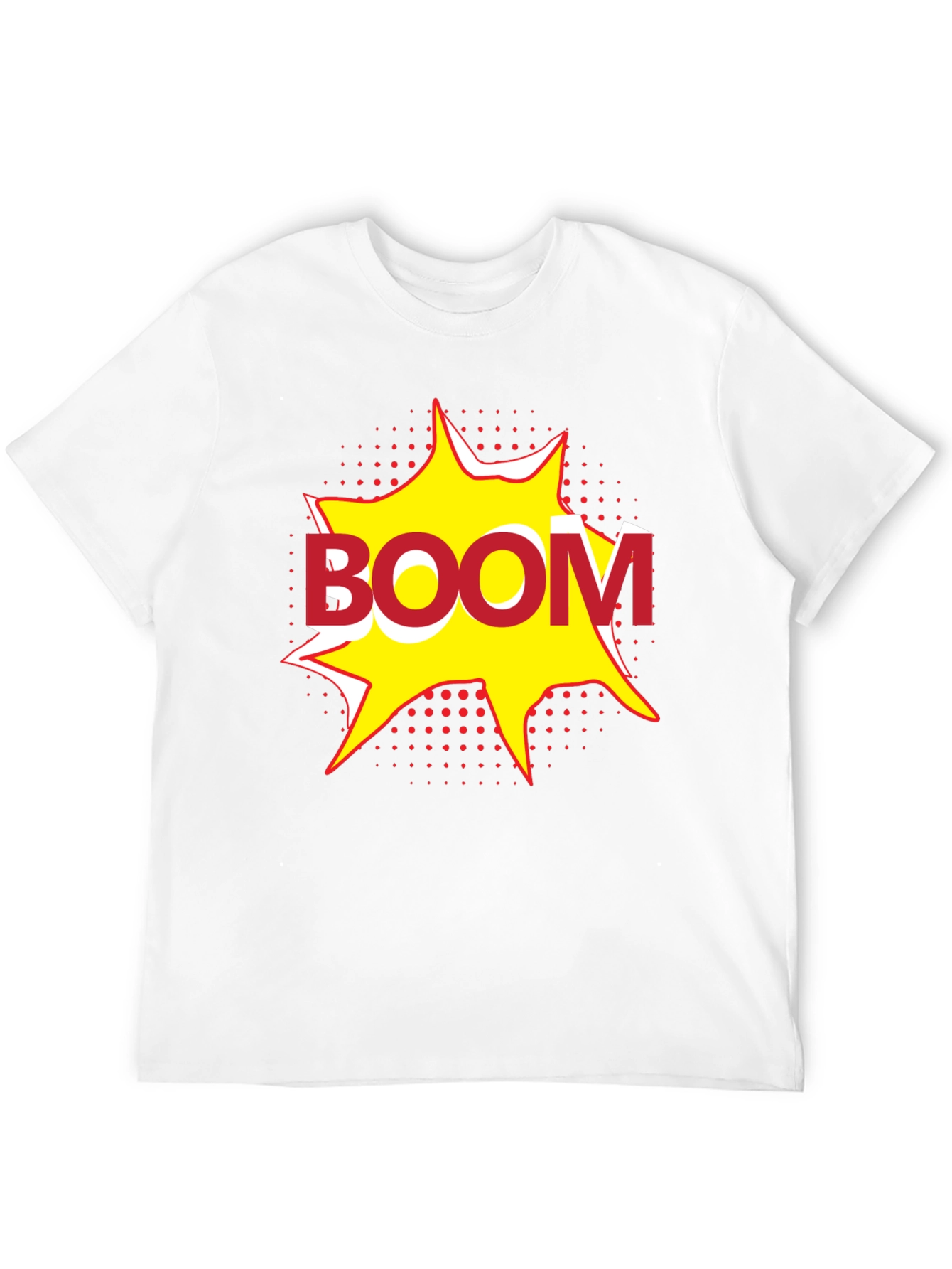 Boom Graphic Print Black T-Shirt