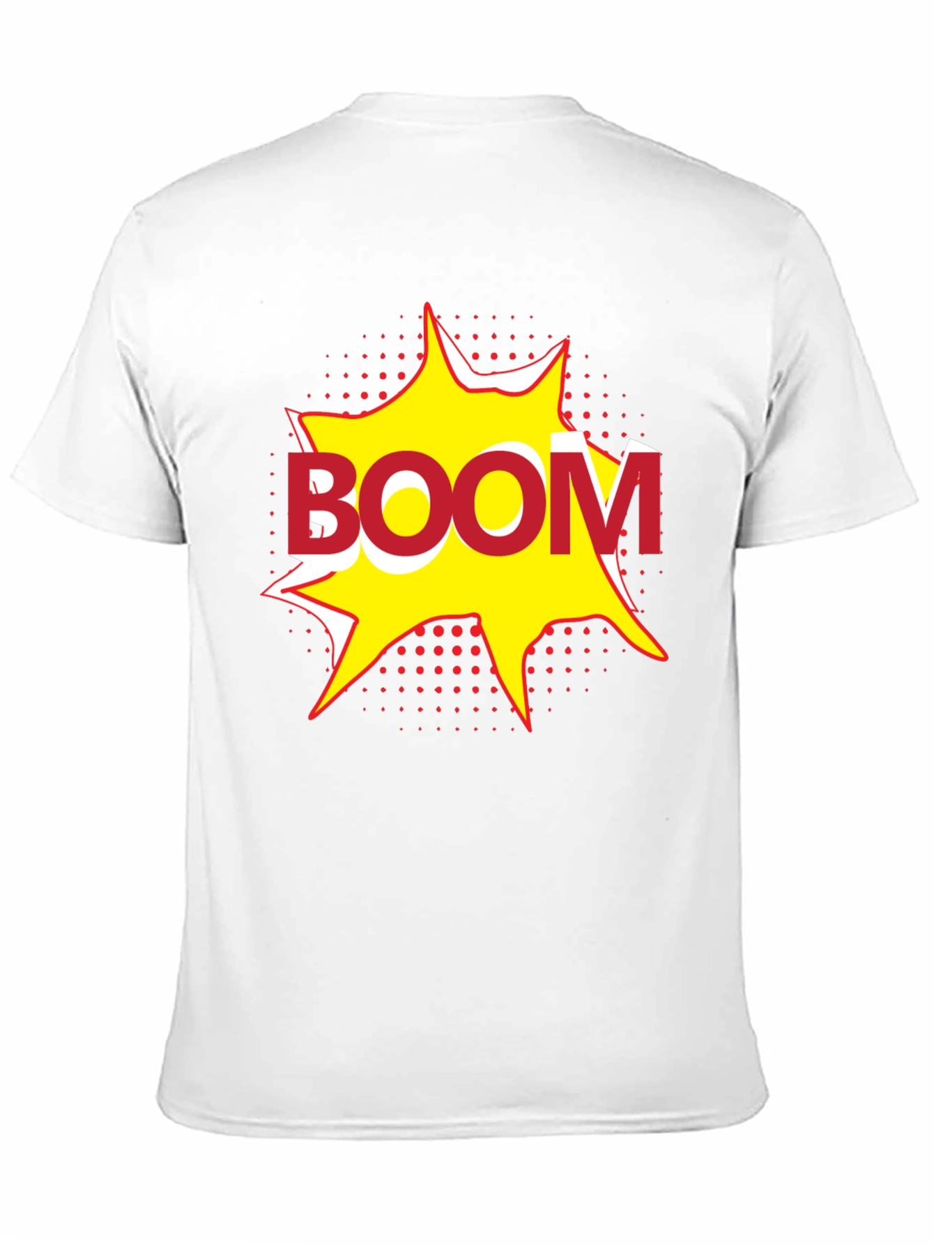 Boom Graphic Print Black T-Shirt