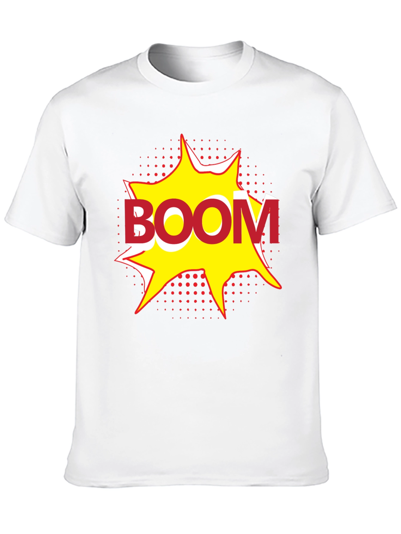 Boom Graphic Print Black T-Shirt