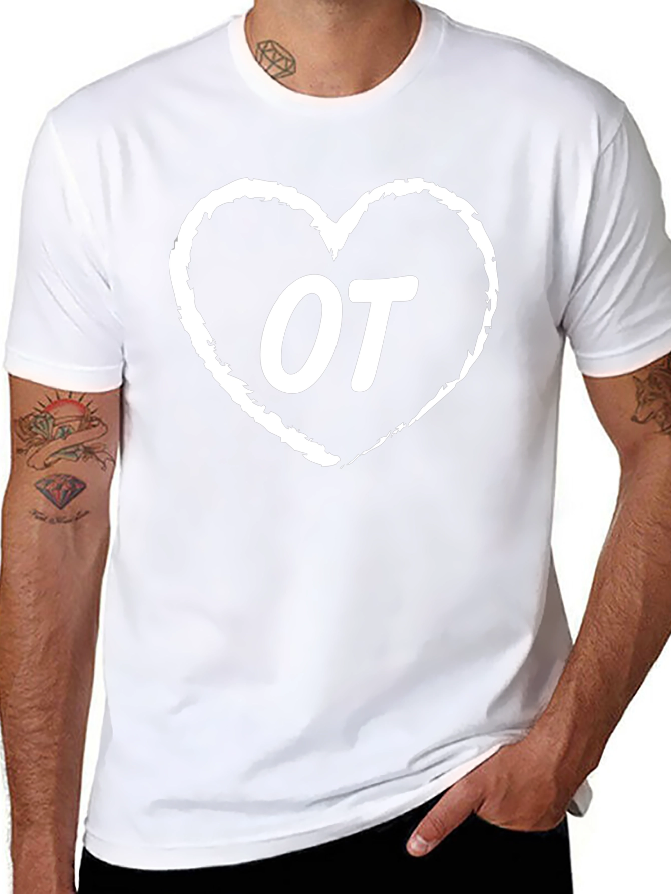 OT Heart T-Shirt - Occupational Therapy Tee