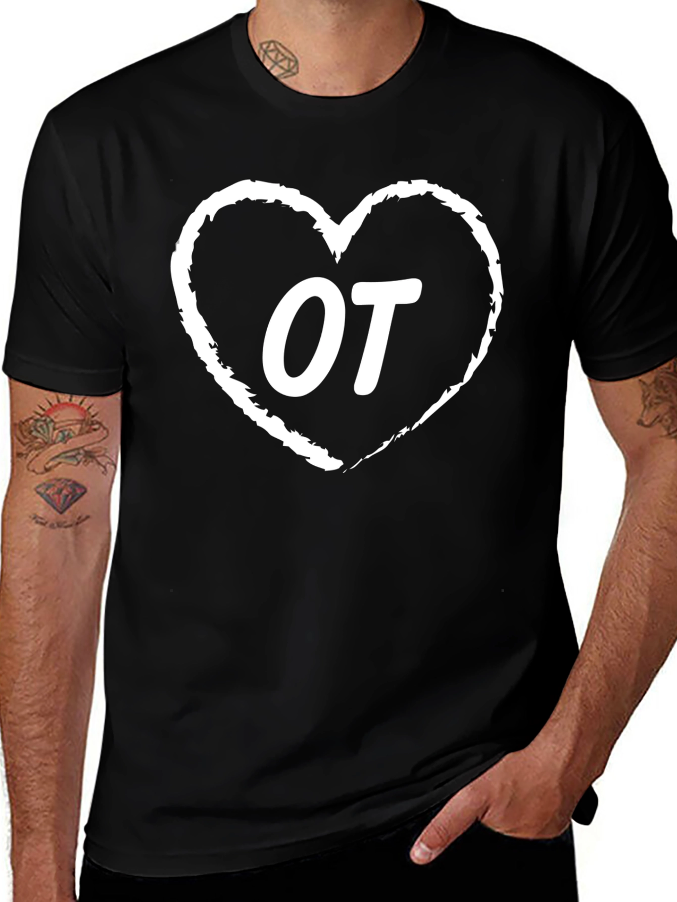 OT Heart T-Shirt - Occupational Therapy Tee