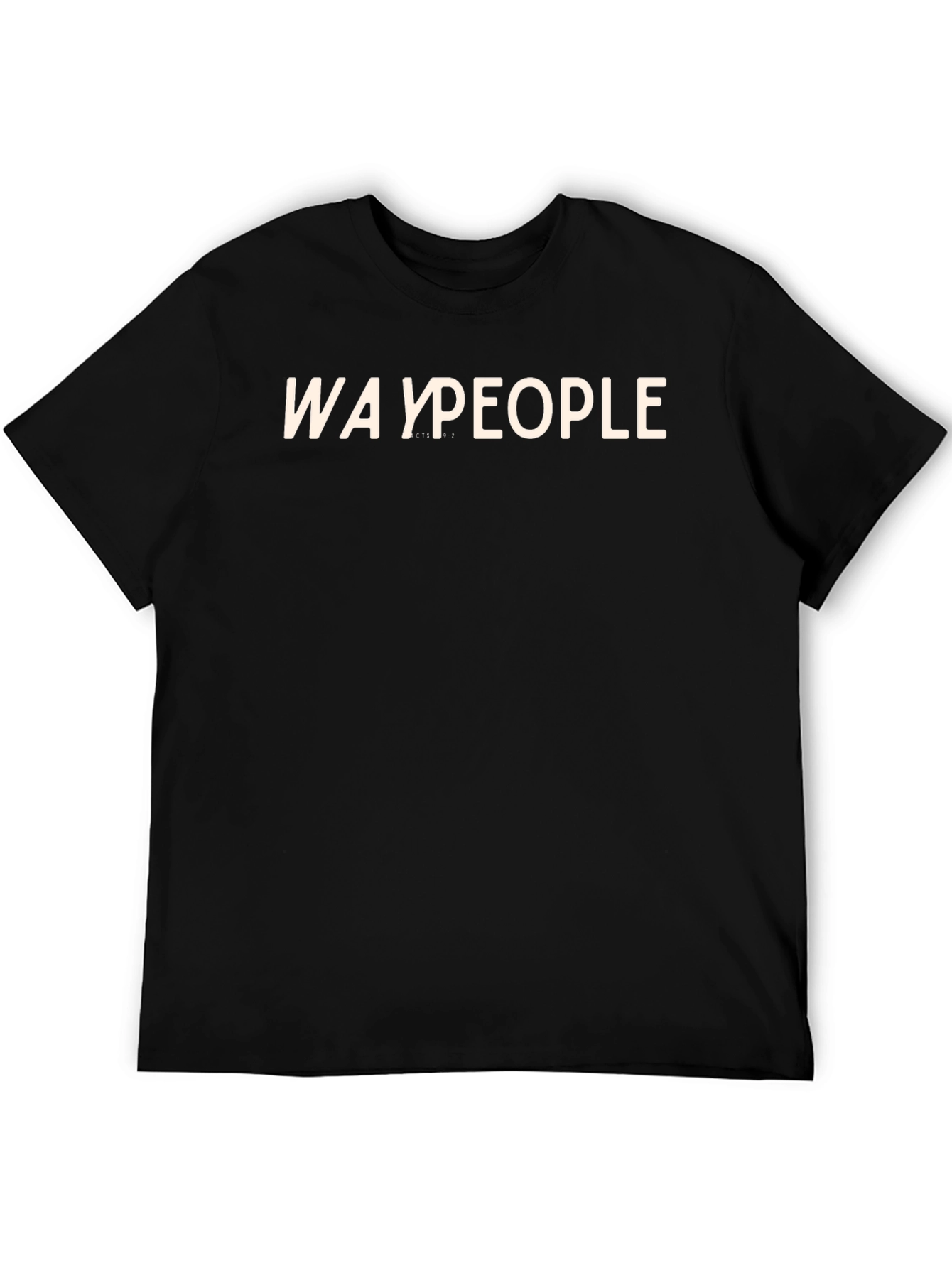 Waypeople Crew Neck T-Shirt - Casual Stylish Comfortable
