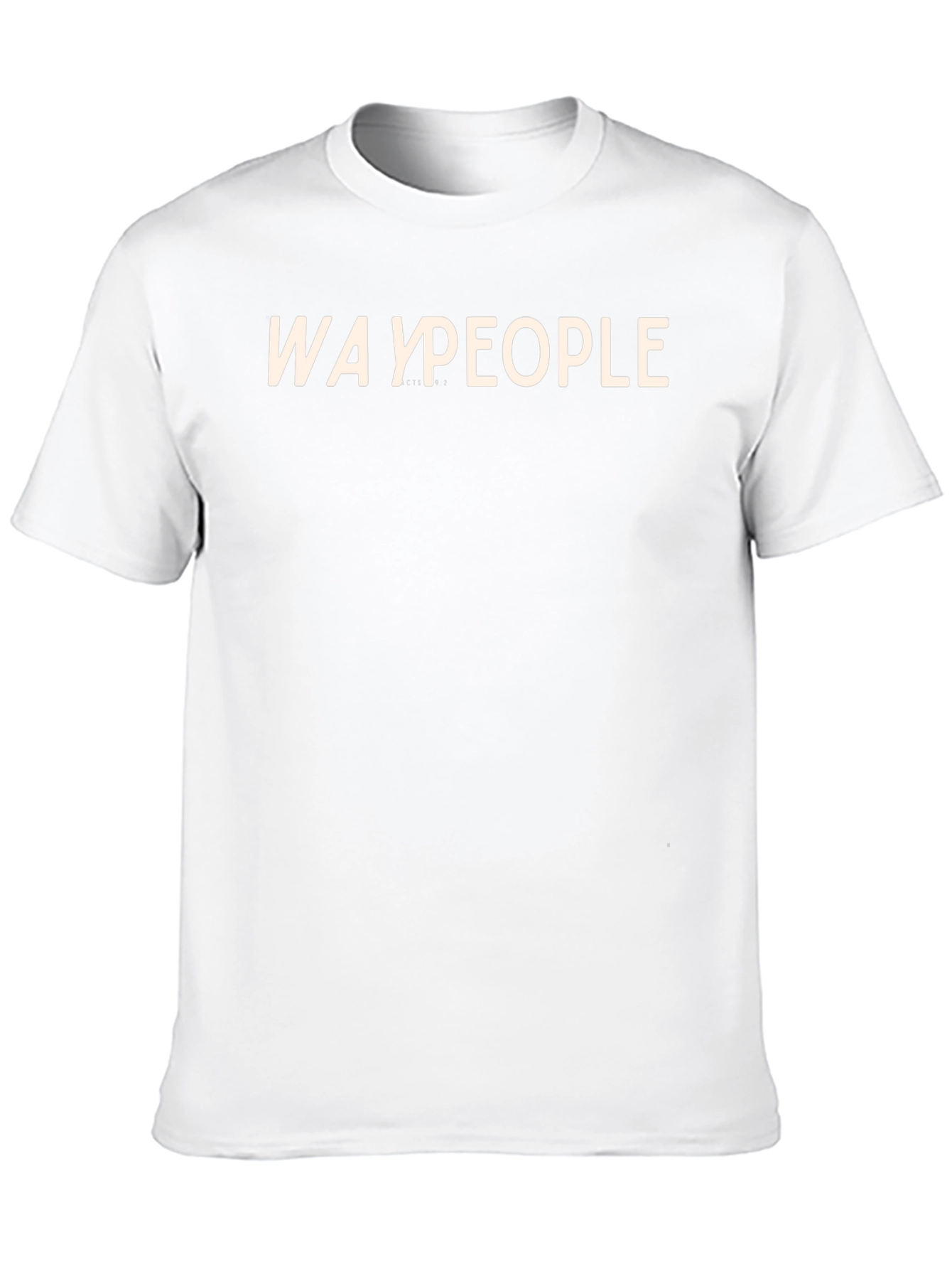 Waypeople Crew Neck T-Shirt - Casual Stylish Comfortable
