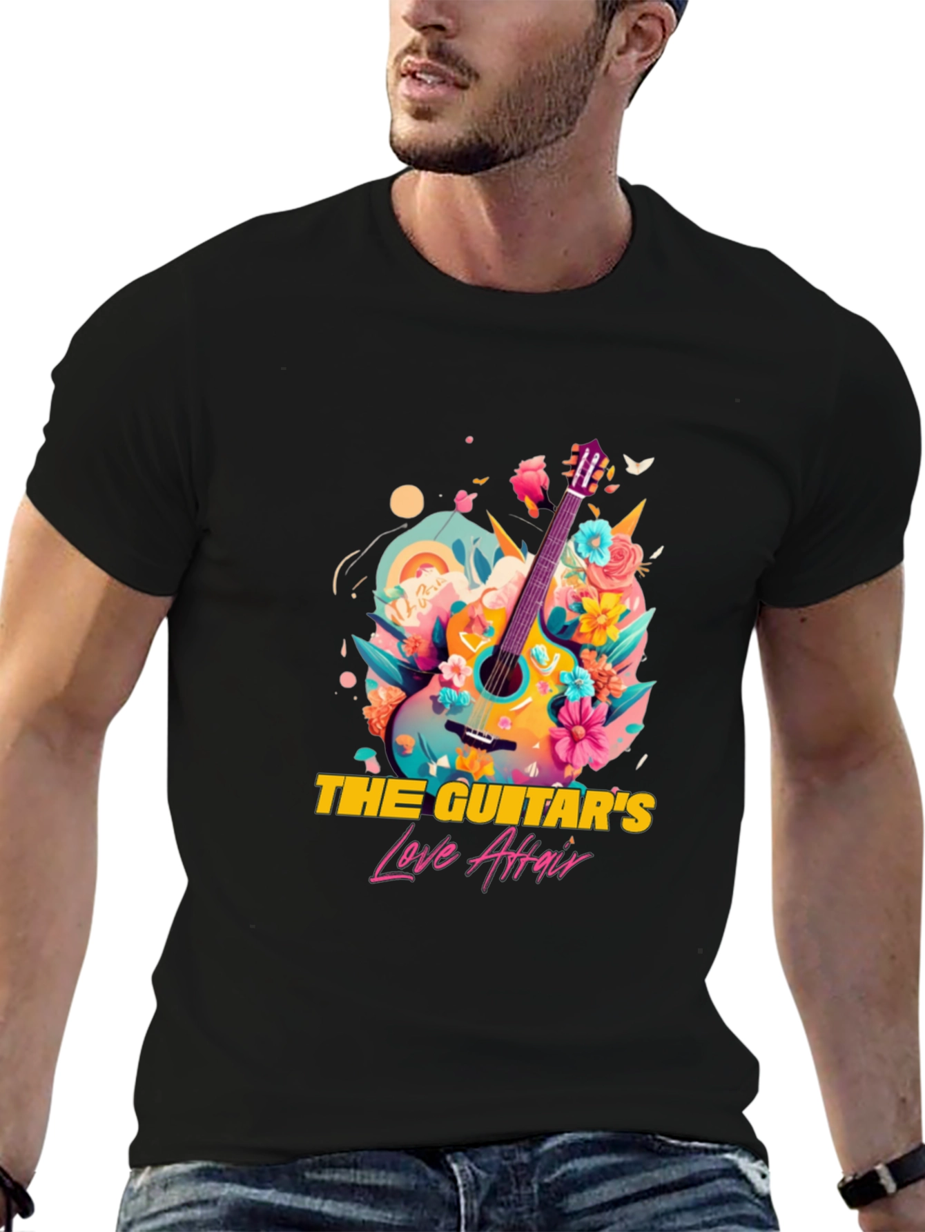 Guitars Love Affair Graphic Tee