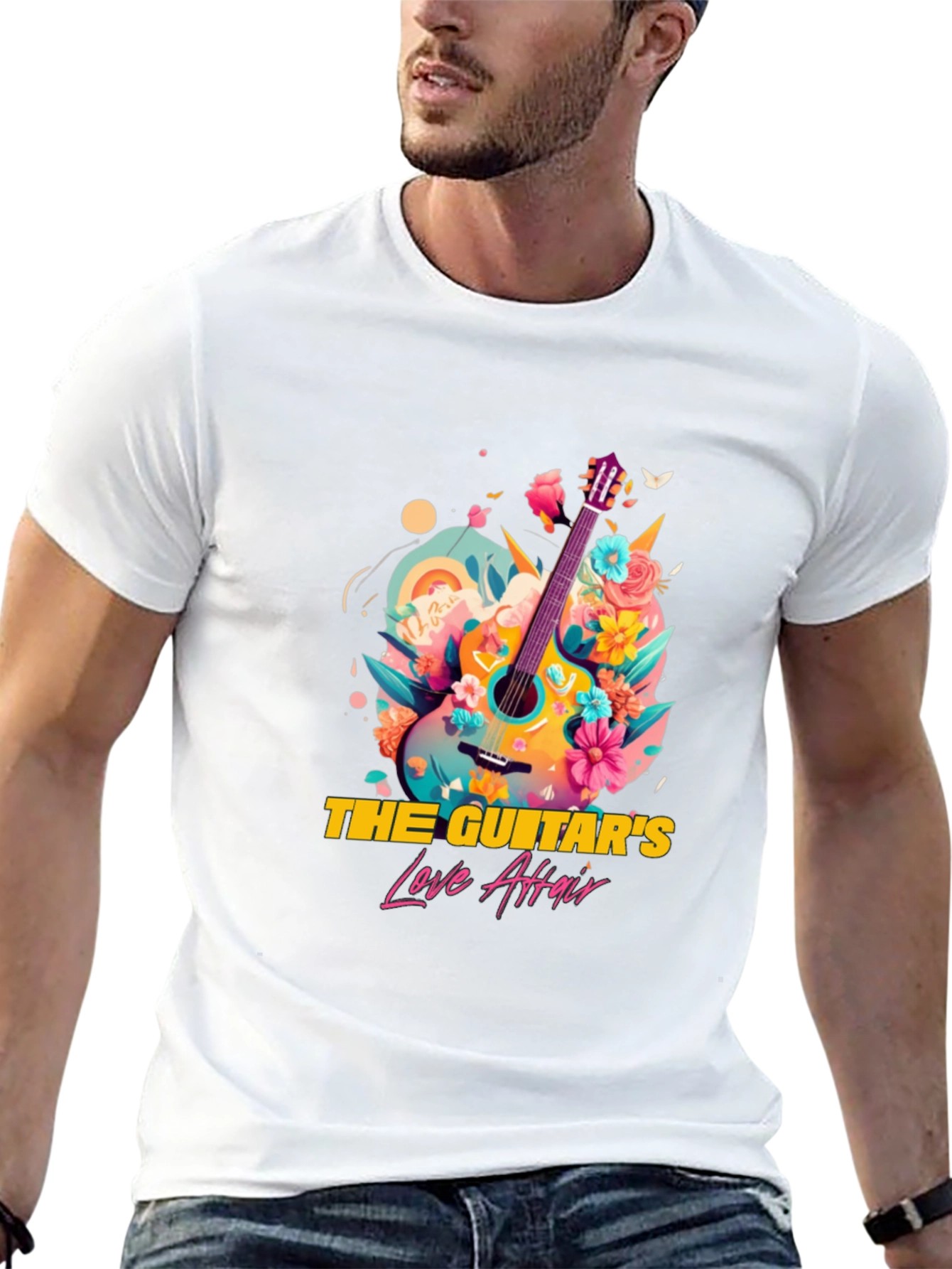Guitars Love Affair Graphic Tee
