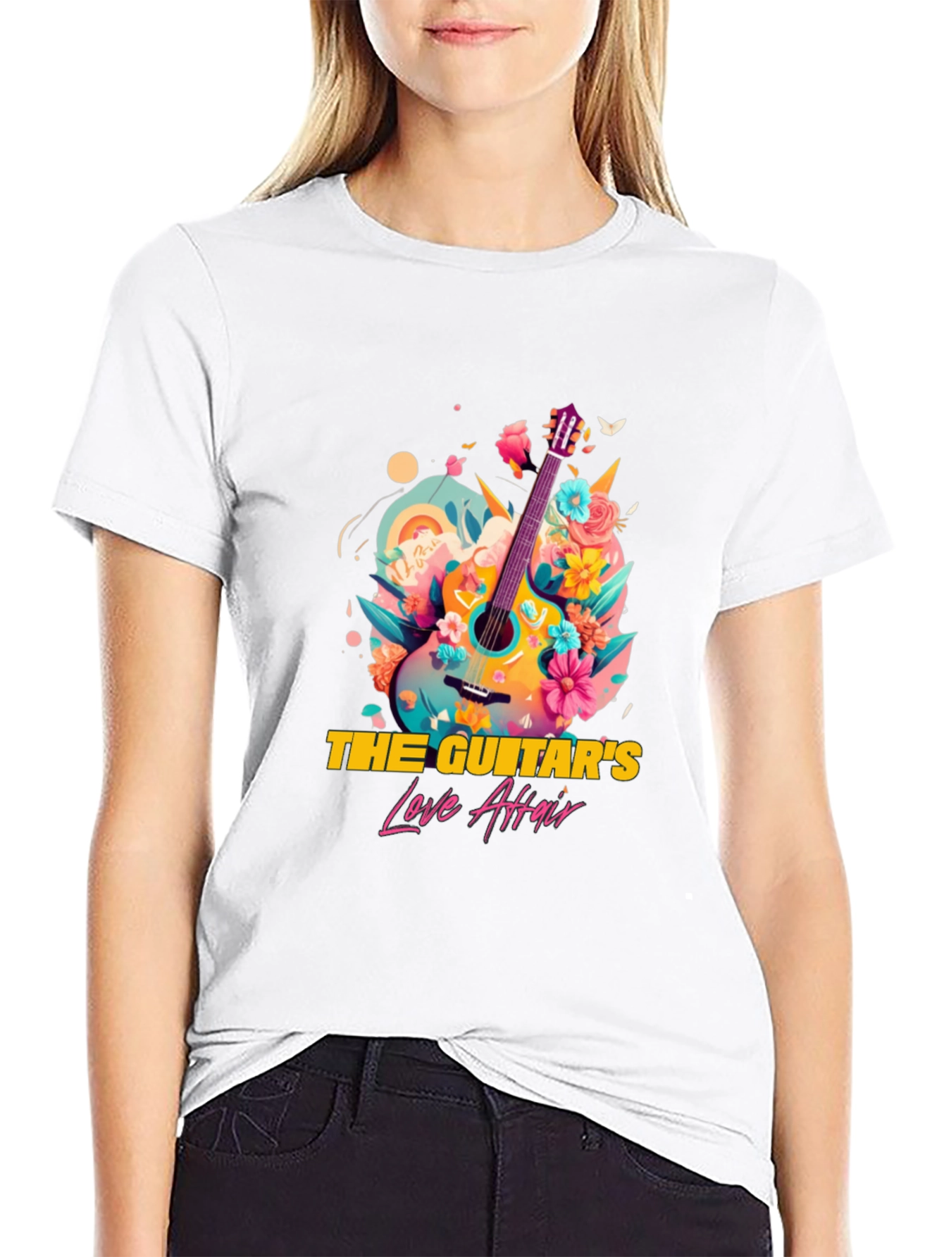 Guitars Love Affair Graphic Tee