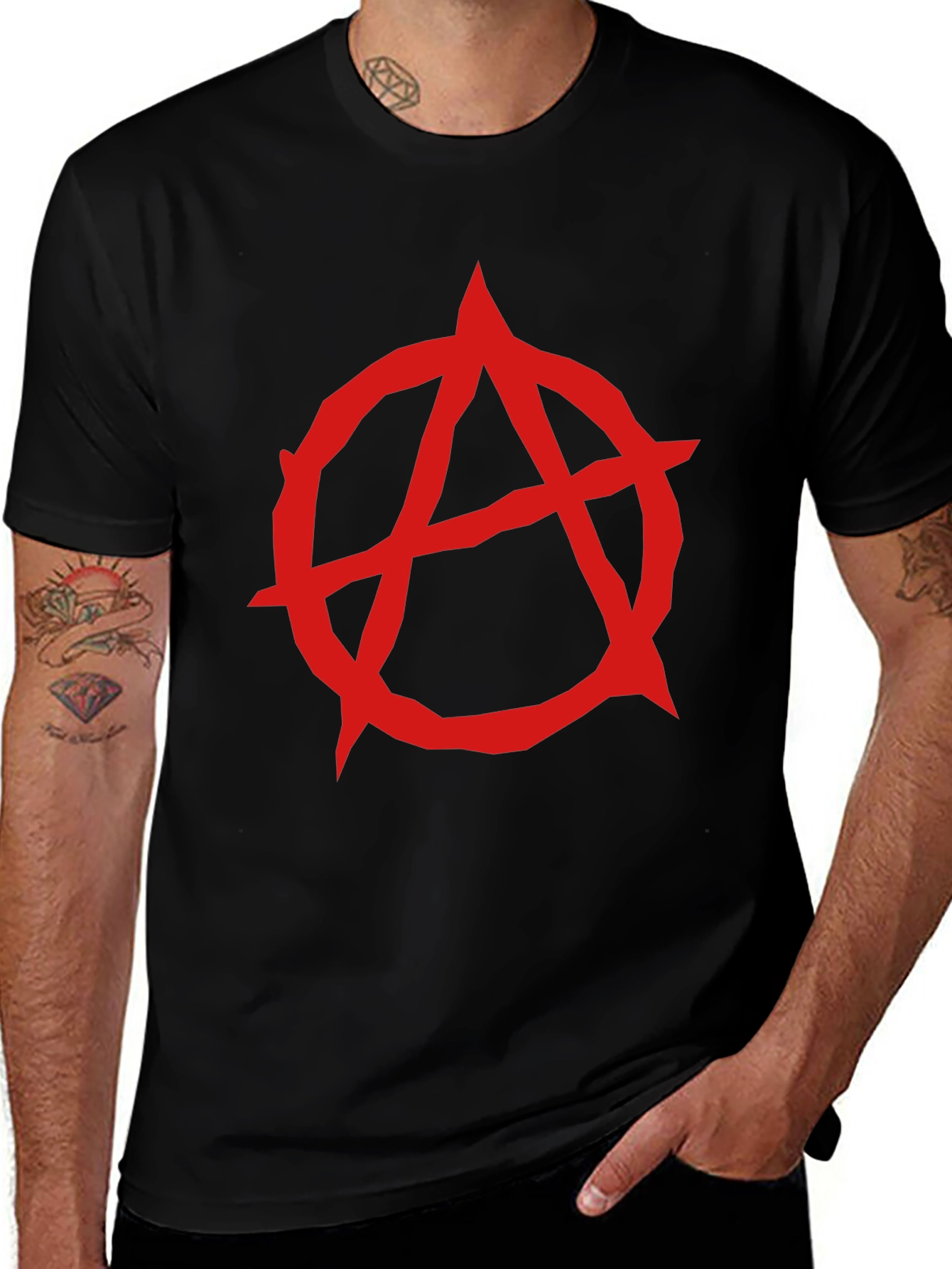 Anarchy Symbol T-Shirt - Radical Streetwear