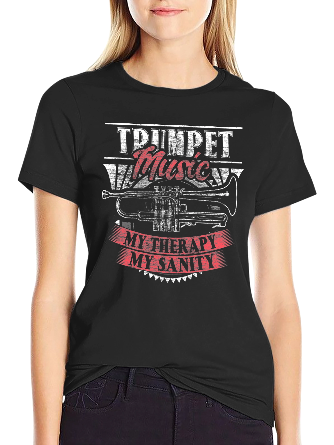 Trumpet Music Therapy T-Shirt
