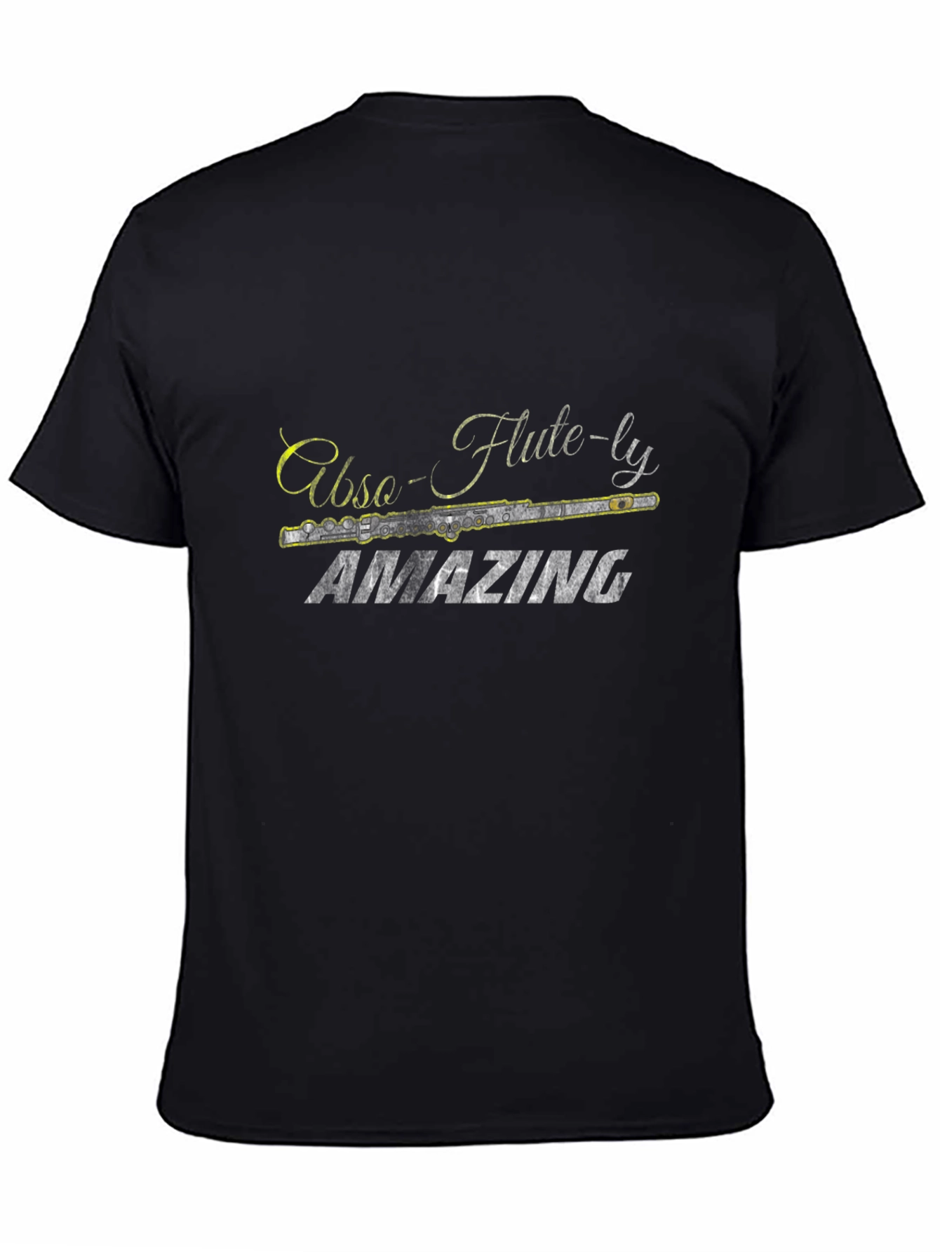 Abso-Flute-ly Amazing Black T-Shirt