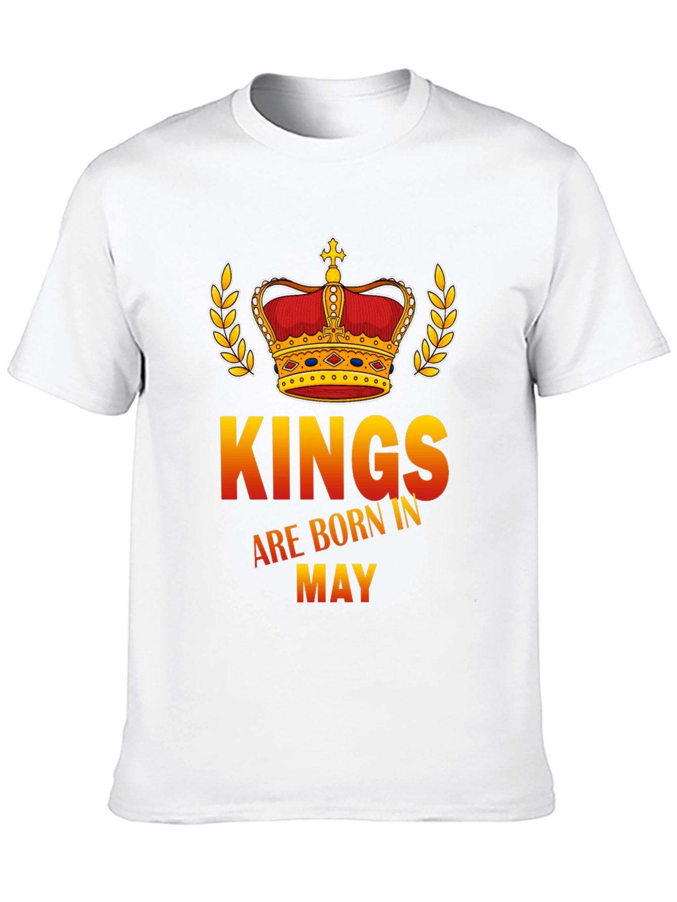 Kings Born in May Black T-Shirt