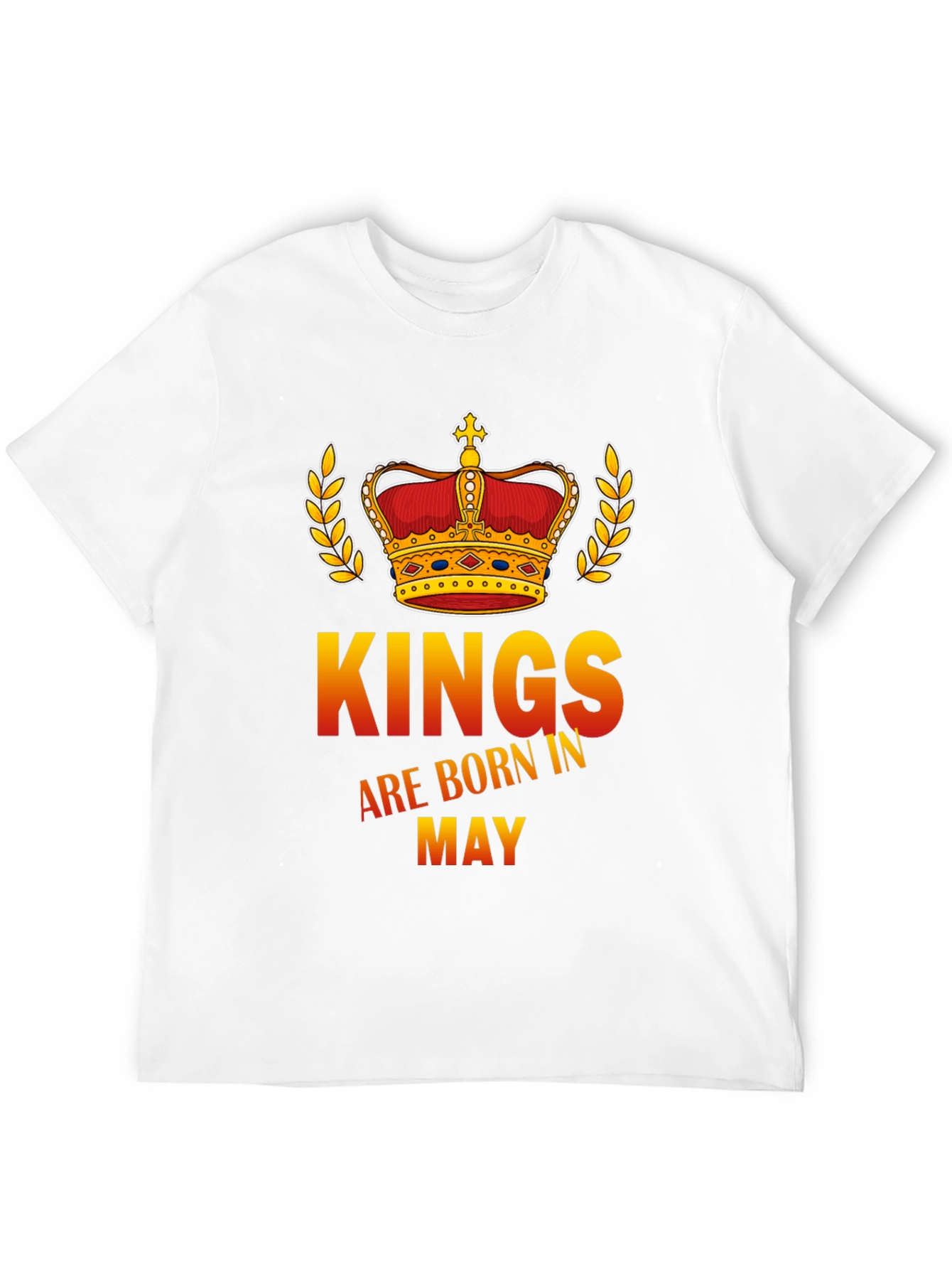 Kings Born in May Black T-Shirt