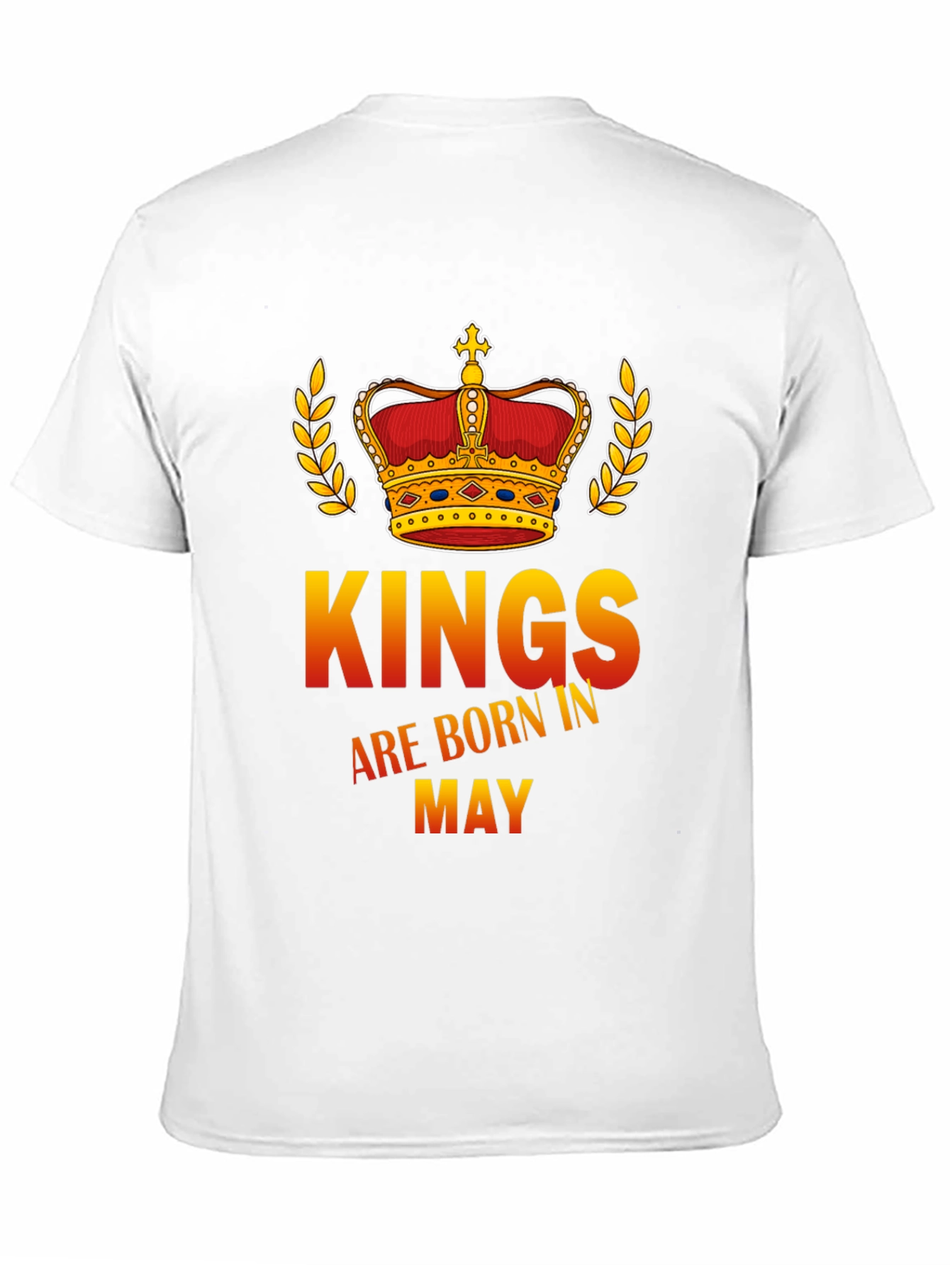 Kings Born in May Black T-Shirt