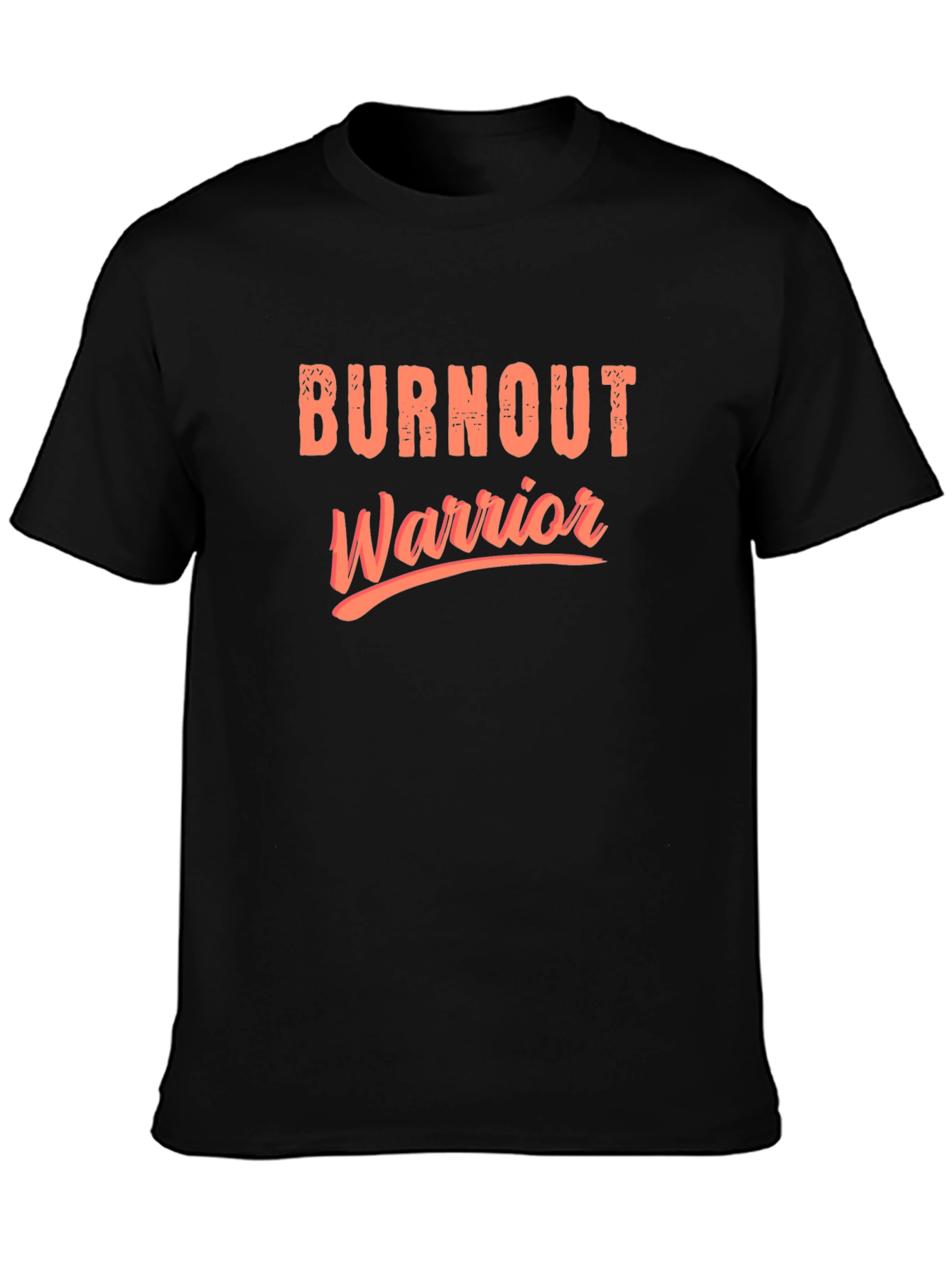 Burnout Warrior Graphic Tee - Black