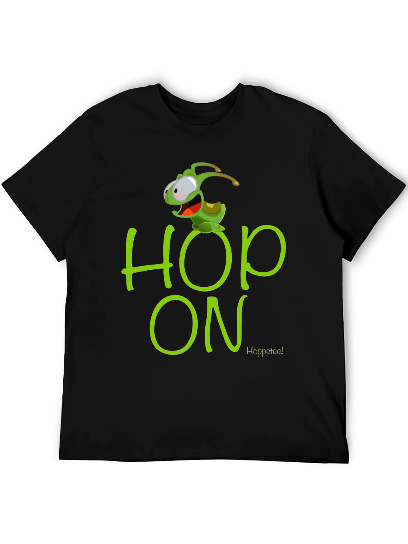 Hop On! Graphic Print Tee - Fun Playful Design