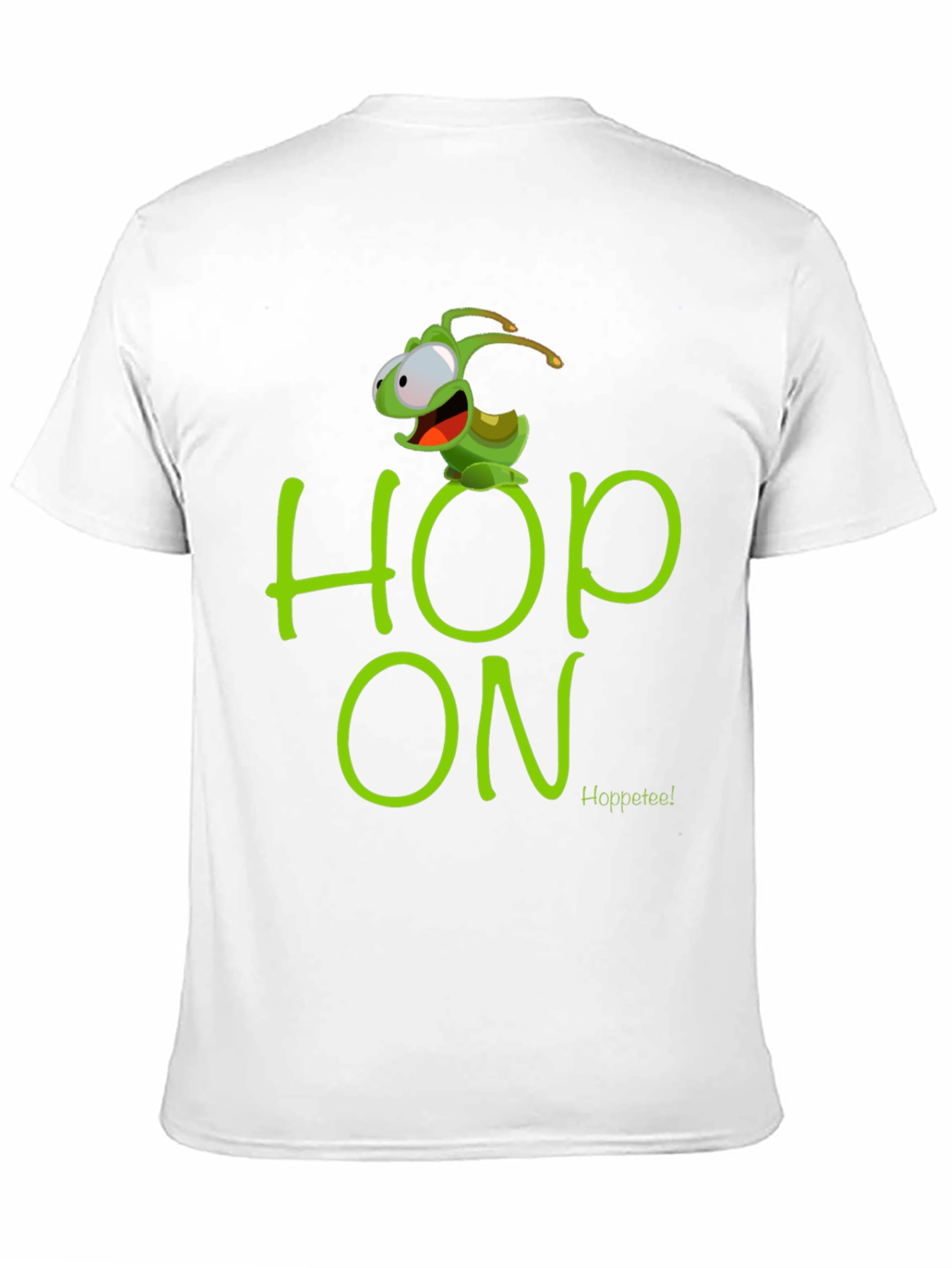 Hop On! Graphic Print Tee - Fun Playful Design