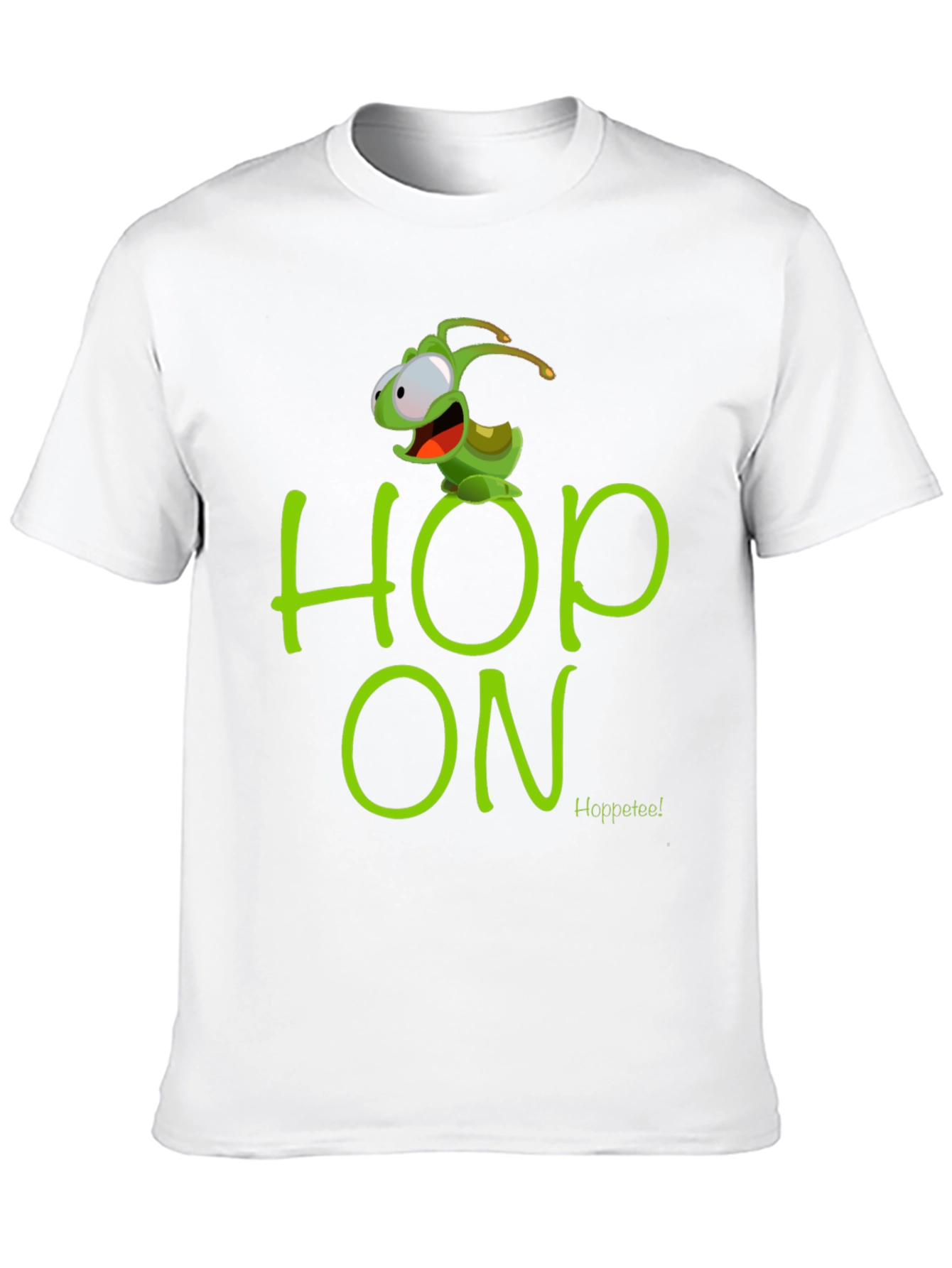 Hop On! Graphic Print Tee - Fun Playful Design