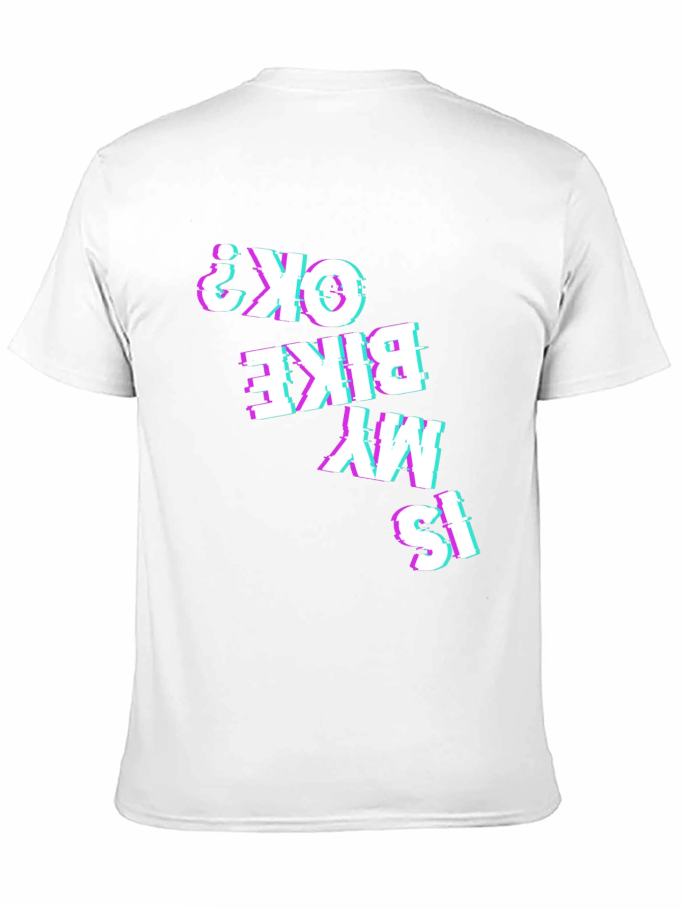 Is My Bike OK? Glitch Tee - Black