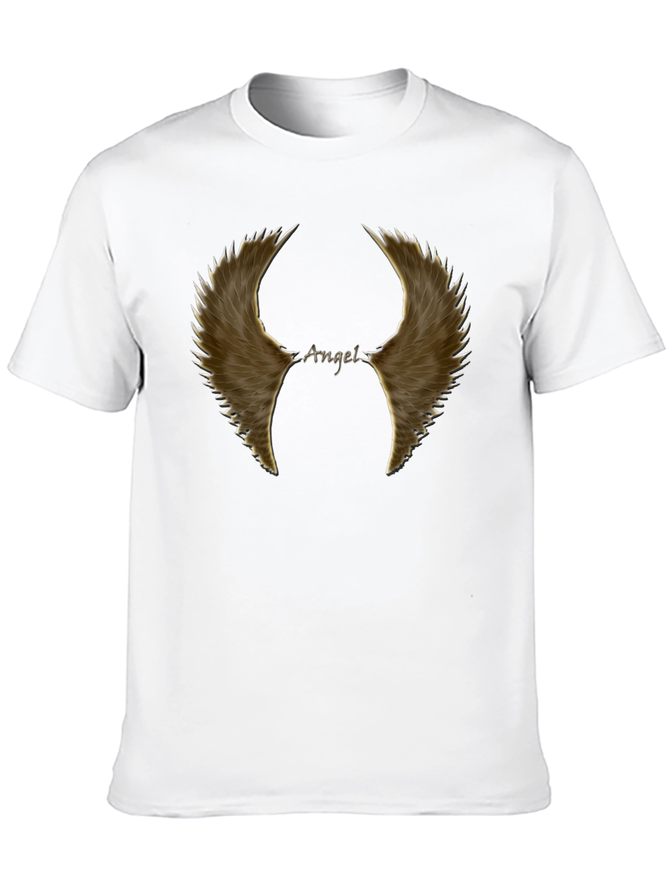 Angel Wings Graphic Black T-Shirt